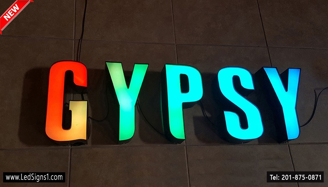 New Magic Color RGB Channel Letter Custom Made, 20 Inches ( Read Description )