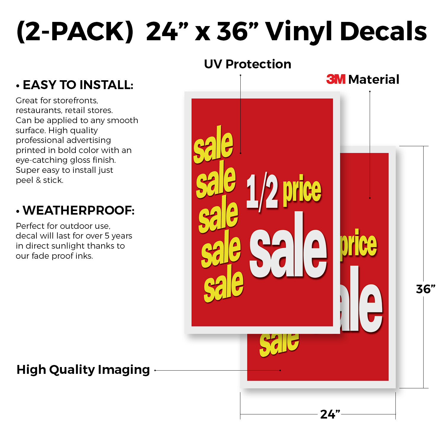A-frame Sidewalk 1-2 Price 24&Prime; x 36&Prime; Double Sided A-Frame Sidewalk Sign