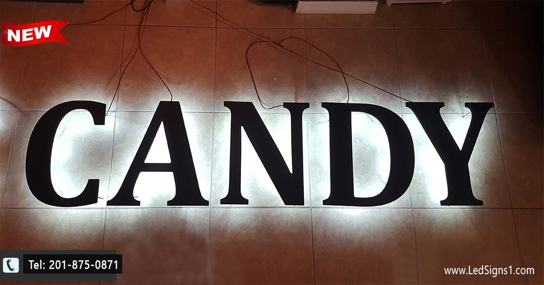 Custom made Slim Letters Led Back-Lit 20 Inches ( Read Description )