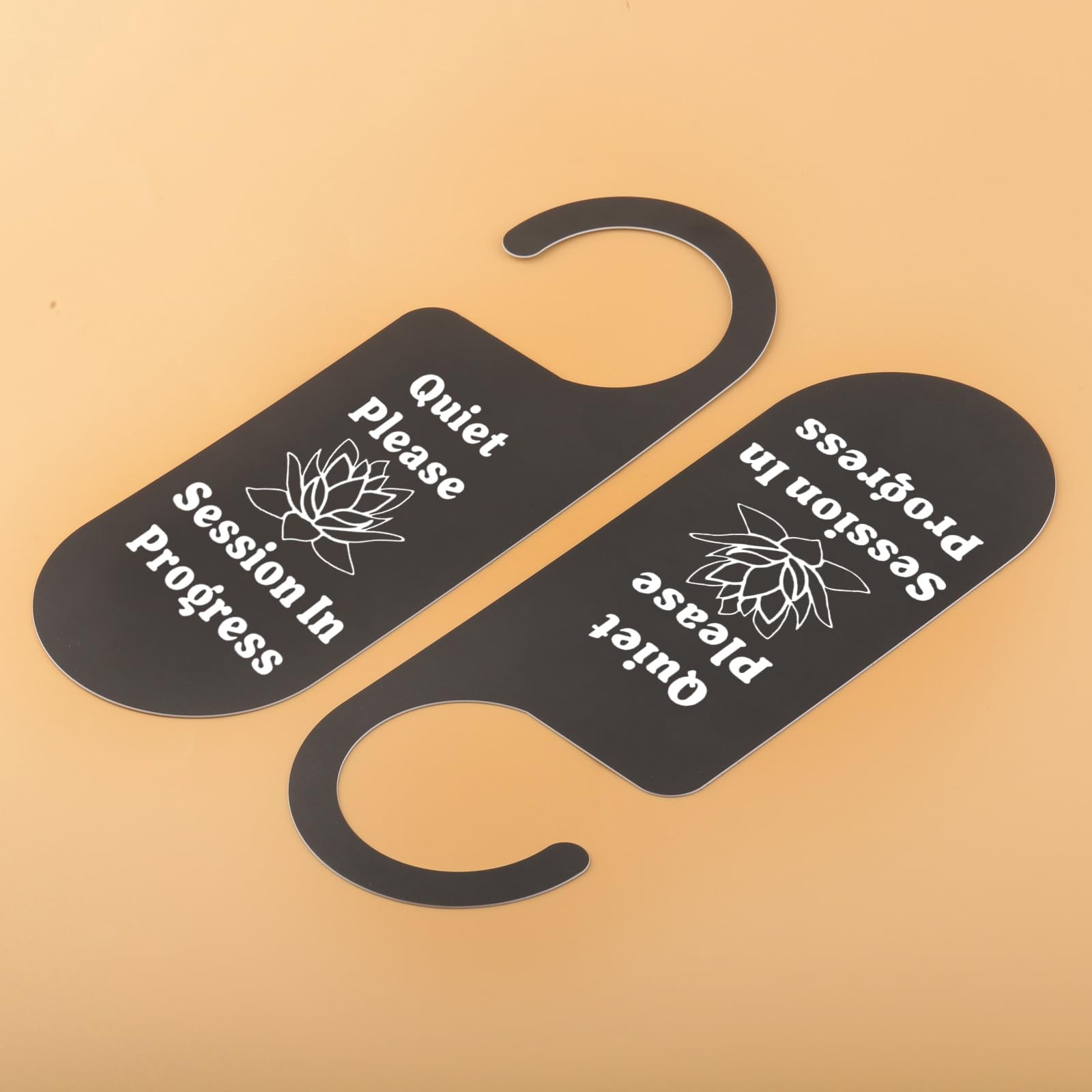 2 PCS Do Not Disturb Door Hanger Sign Quiet Please Session Office Home Use