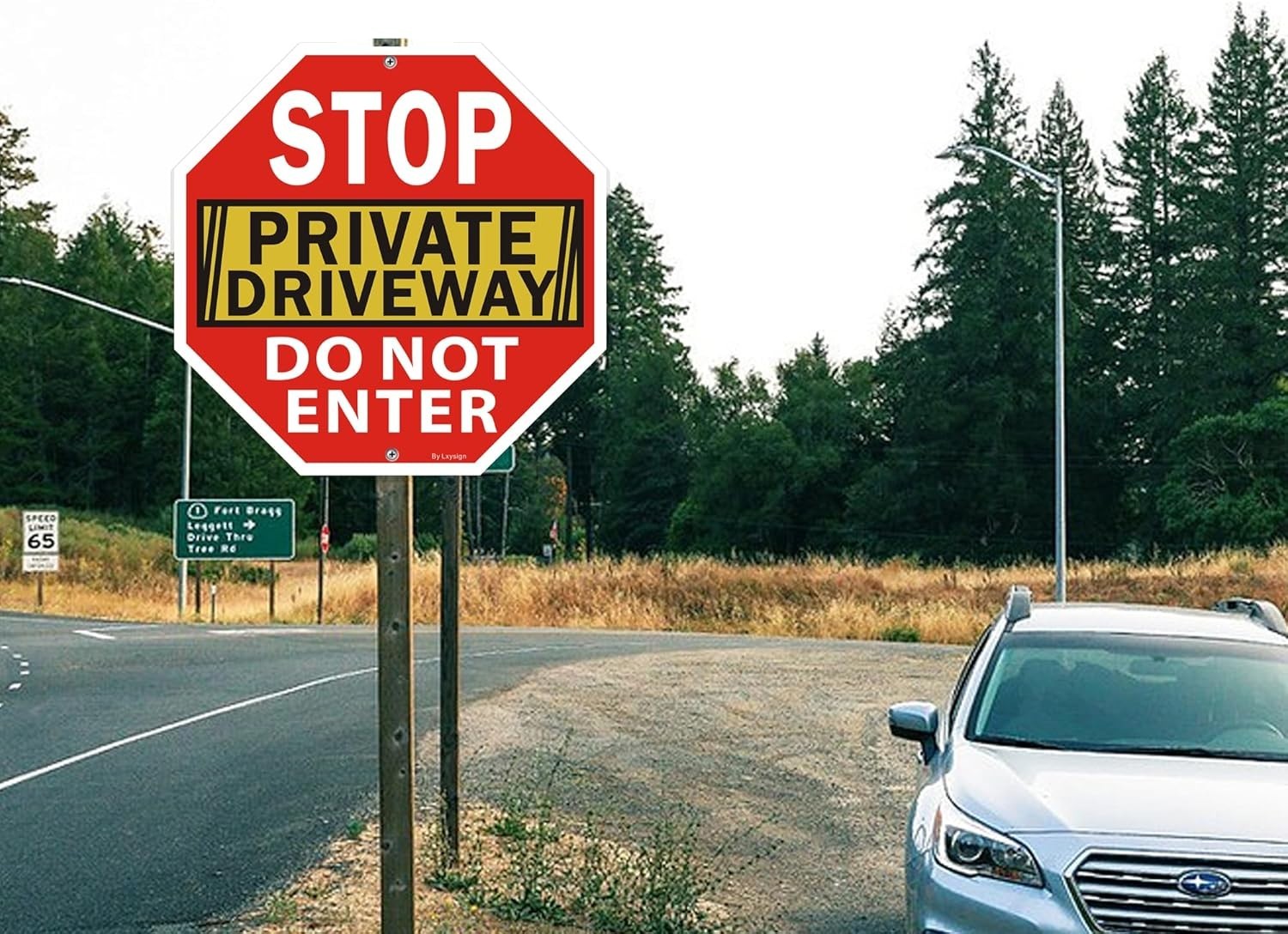 2 Stop Sign Do Not Enter Private Driveway Sign 12 X 12 Reflective Aluminum Sign