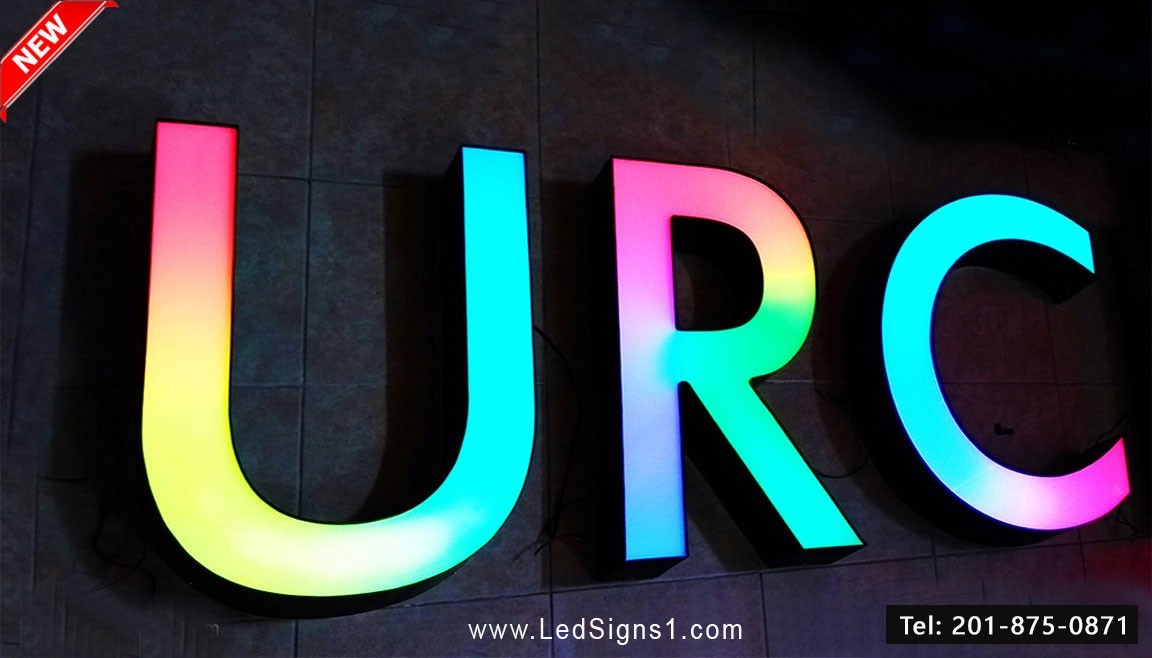 New Magic Color RGB Channel Letter Custom Made, 20 Inches ( Read Description )