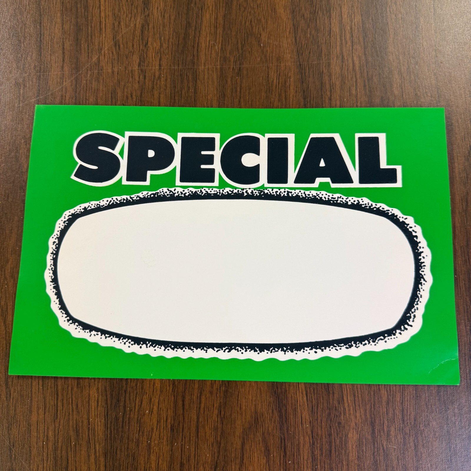 Special Shelf Signs PriceDisplay Cards-11&Prime;W x7&Prime;H -50 signs-Price Signs