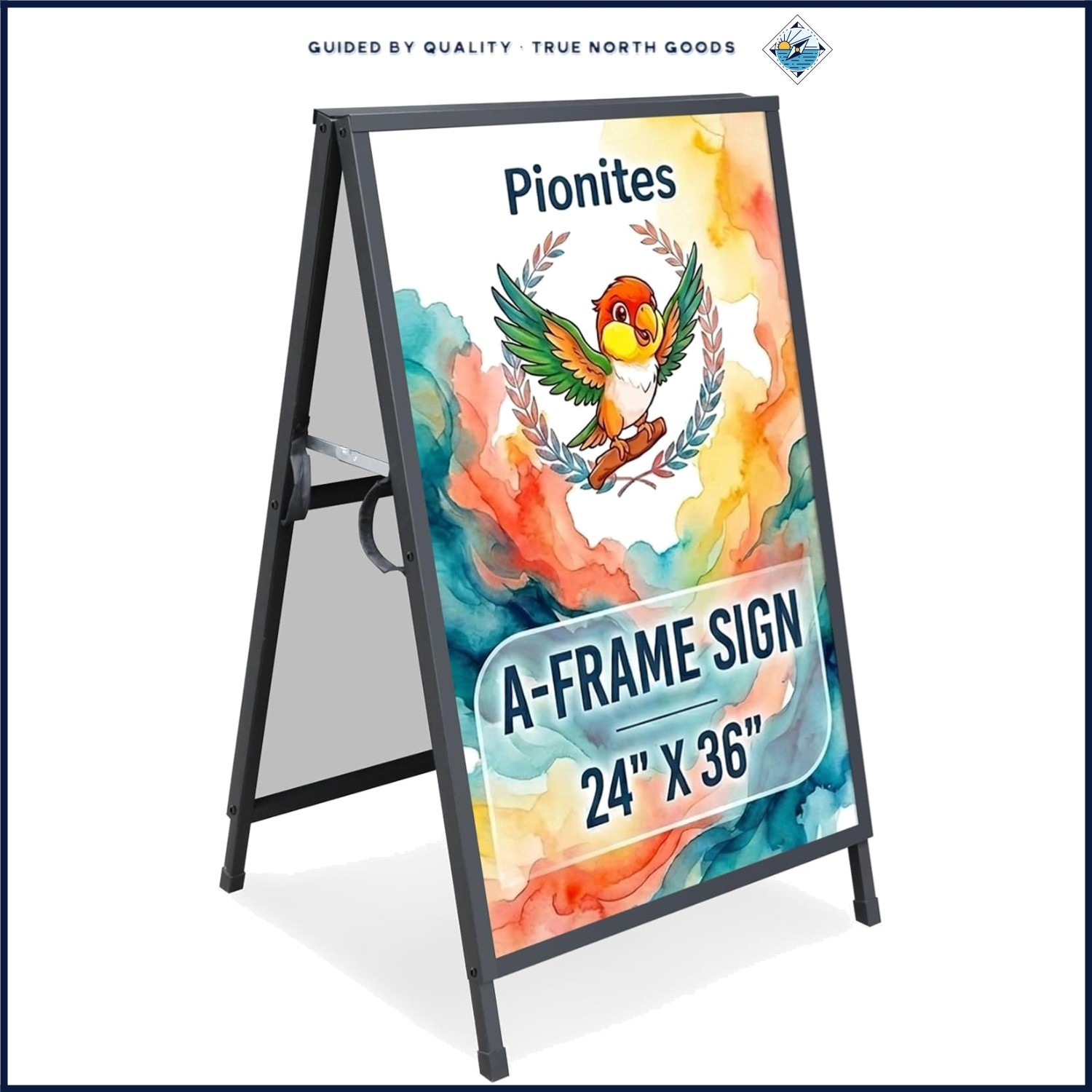 Heavy Duty A Frame Sidewalk Sign for Bar, Office, Promotional Displays 24×36