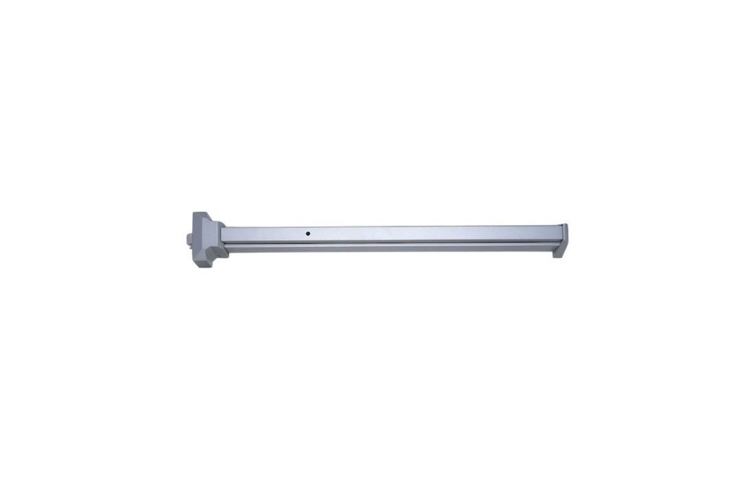 Rim Exit Only Exit Device for 32&Prime; to 36&Prime; Wide Aluminum Finish Satin Chrome