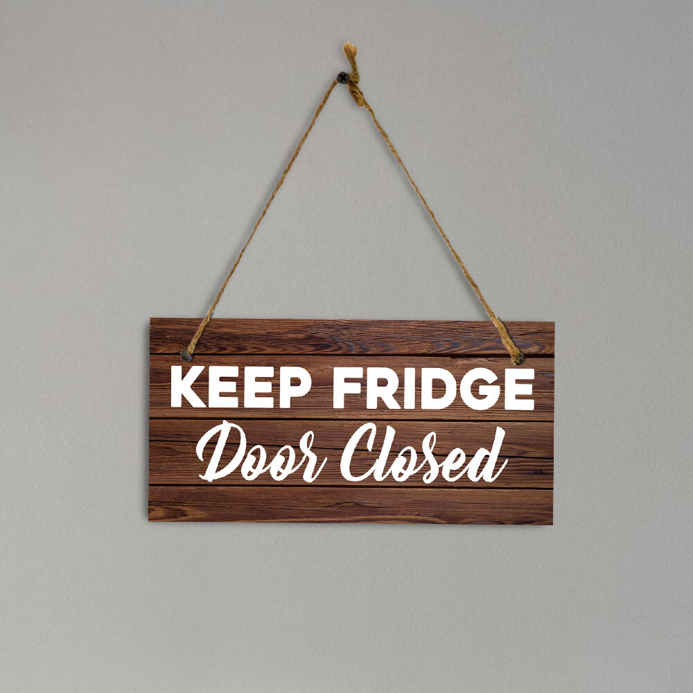 Keep Fridge Door Closed 5×10 Hanging Plus Sign | Home & Office Decor