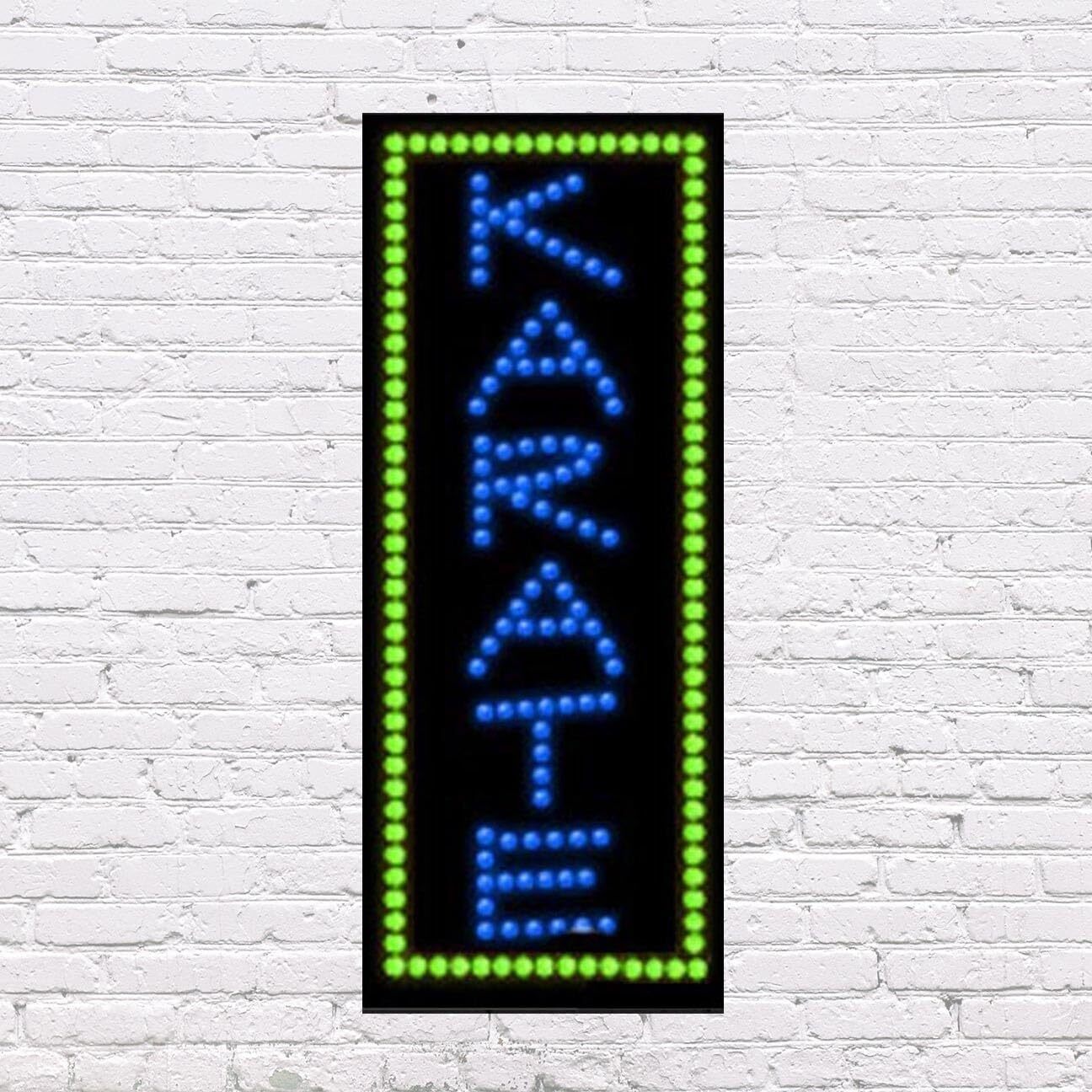 LED Karate | Light-up Sign | 11&Prime;W x 27&Prime;H x 1&Prime;D