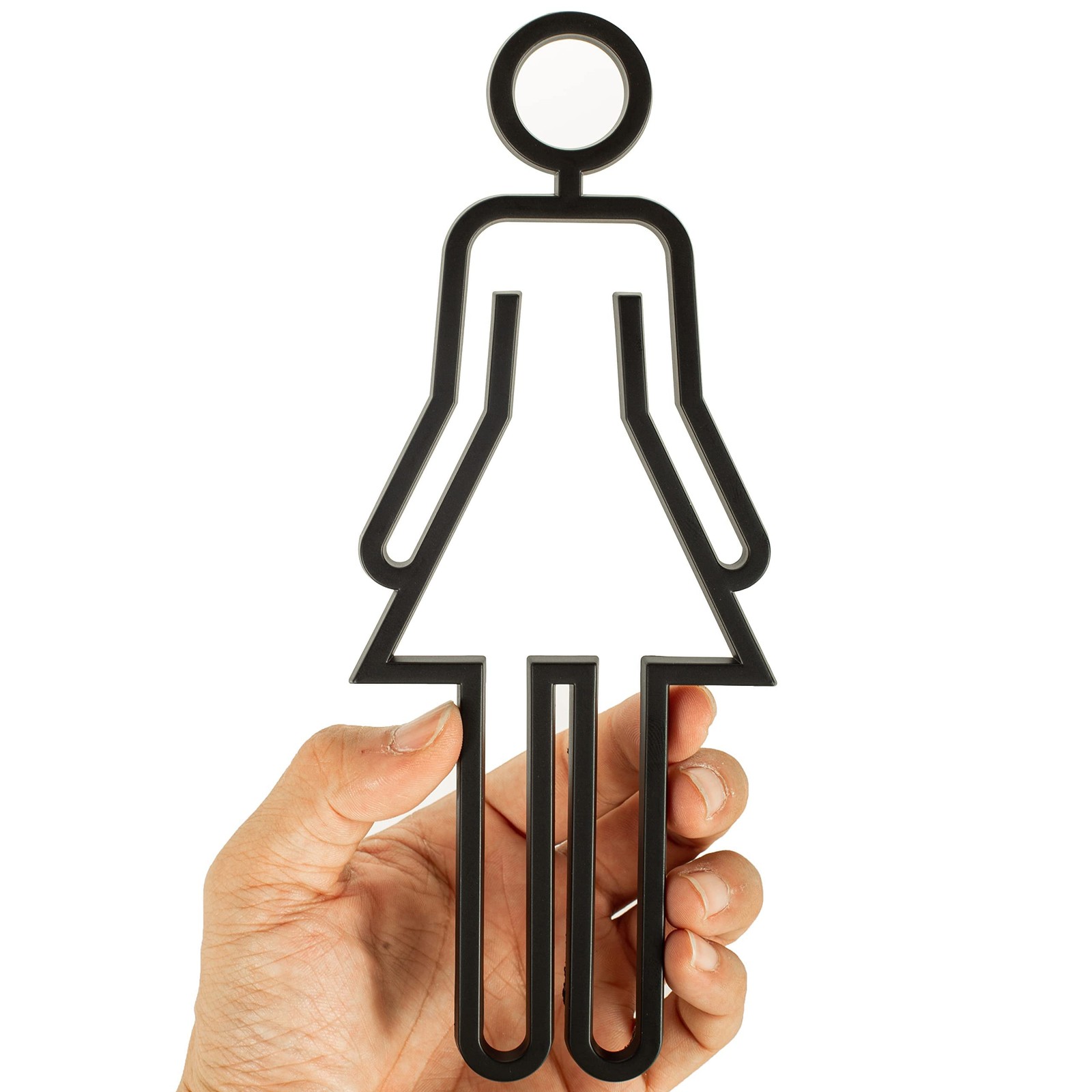 Acrylic Adhesive Backed Men&rsquo;s and Women&rsquo;s Bathroom Sign, Bathroom Door Signs,…