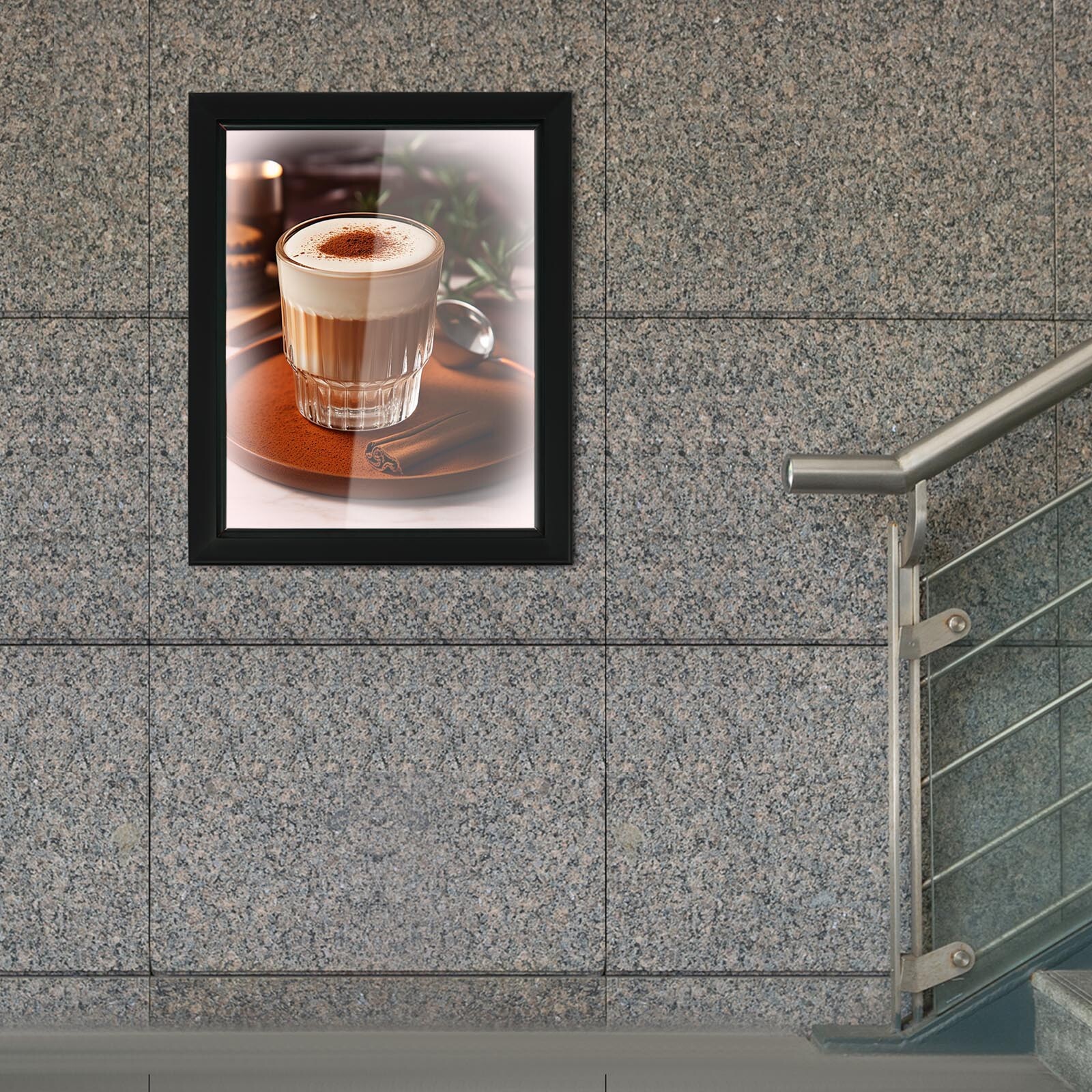 LED Light Box Movie Poster Frame Display Advertising Picture Black Frame