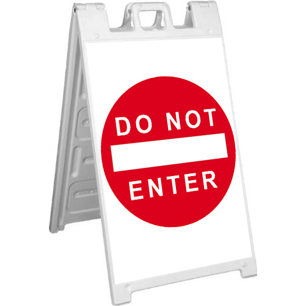 DO NOT ENTER Signicade A-Frame Sign Sidewalk Pavement Banner Street Sign wb