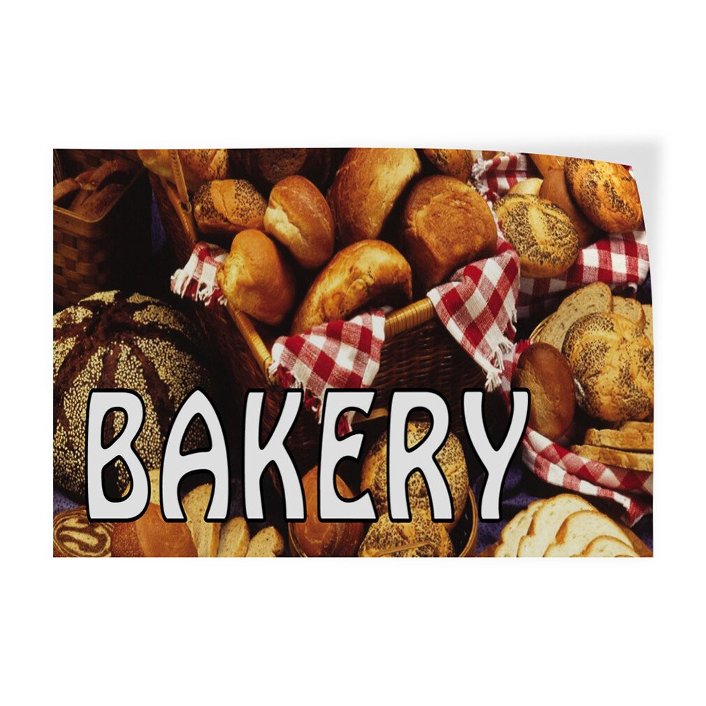Decal Stickers Bakery Outdoor Advertising Printing E Vinyl Store Sign Label