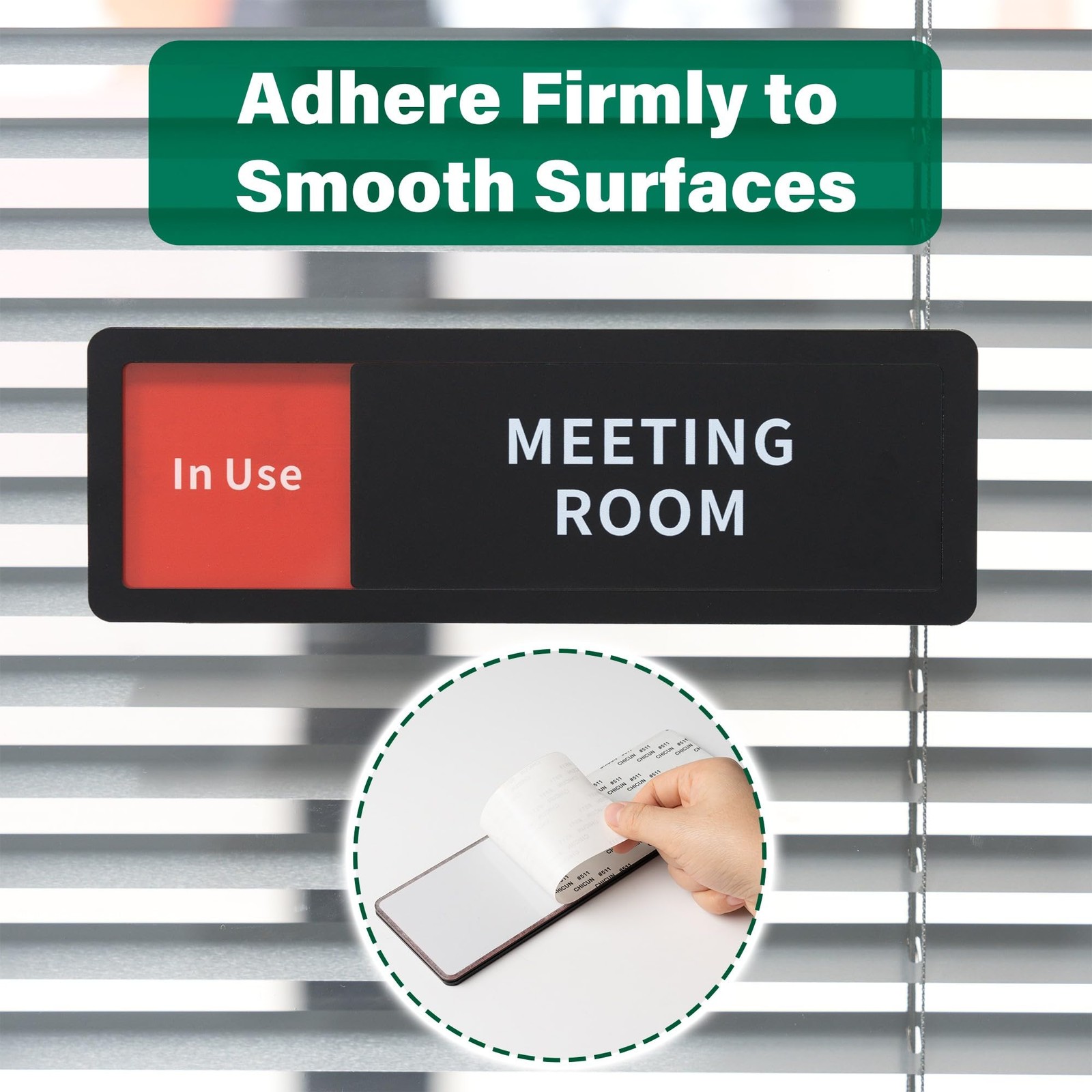 Office Room Door Sign Do Not Disturb,Versatile In-Use/Available Slider Sign f…