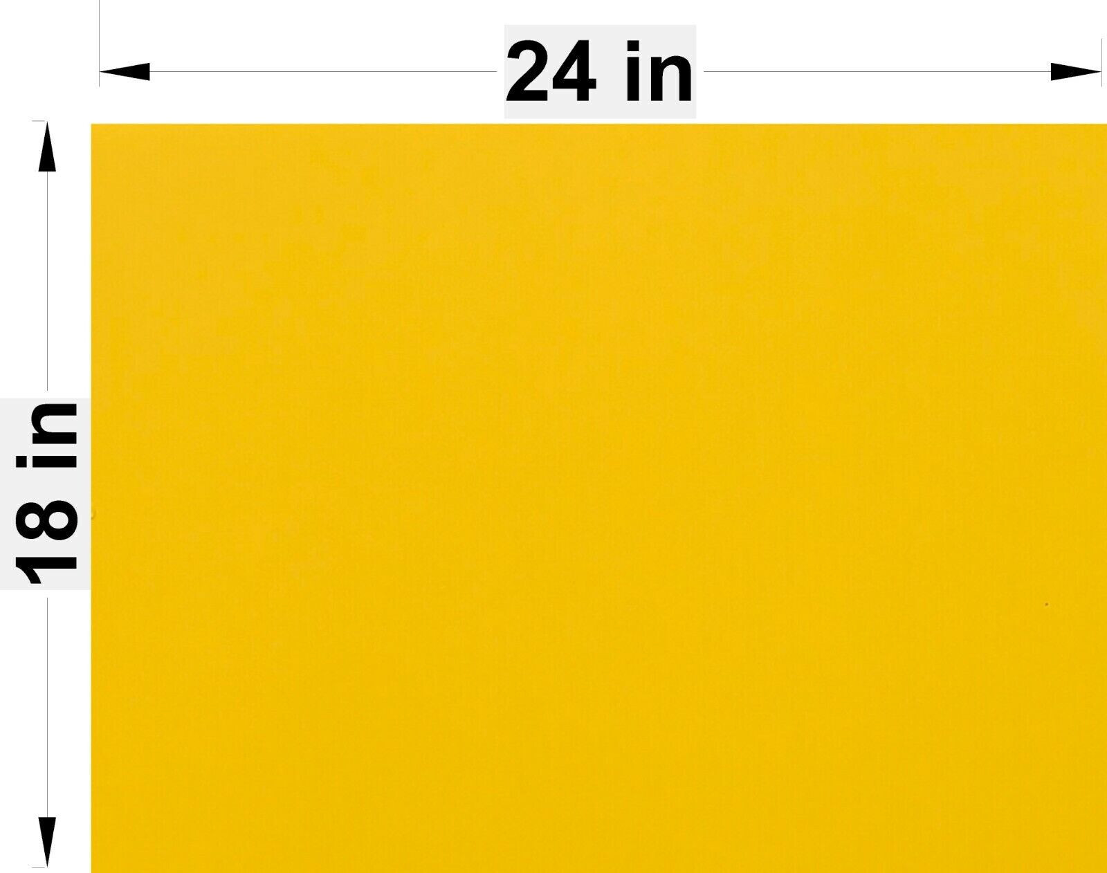 100 YELLOW Signs 24&Prime;x18&Prime; x4 mm corrugated plastic, bundles of 100 pieces