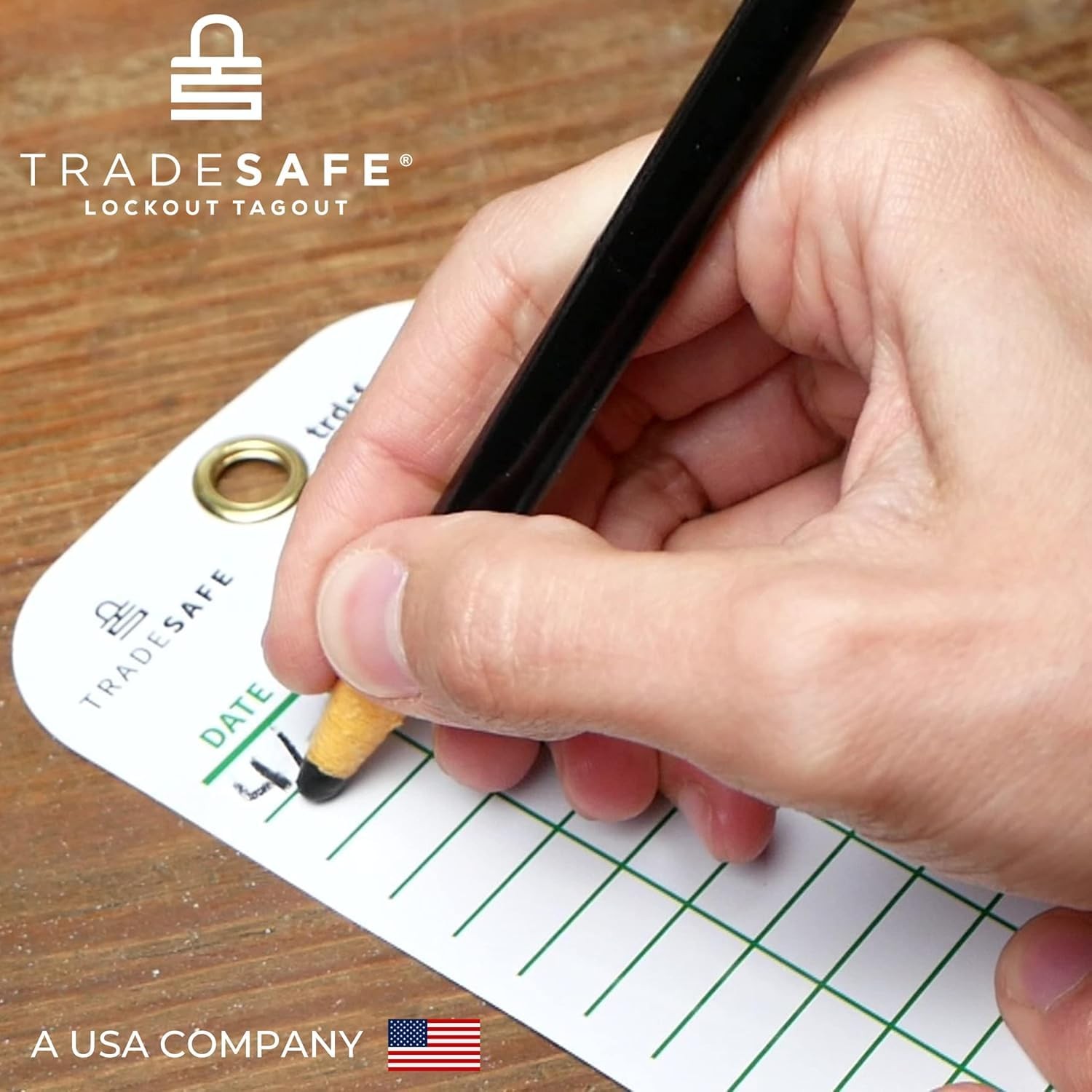 Safety Inspection Tags for Accident Prevention 30 Safety Tags with 30 Zip Ti…