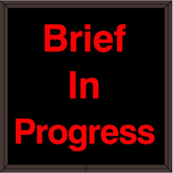 Signal-Tech 38745 SBL77R-D328/120-277VAC Brief In Progress Indoor Sign