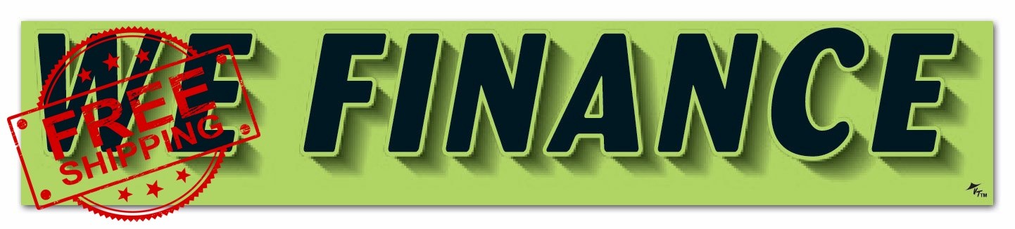 Donkey Auto Vinyl Sticker We Finance Green