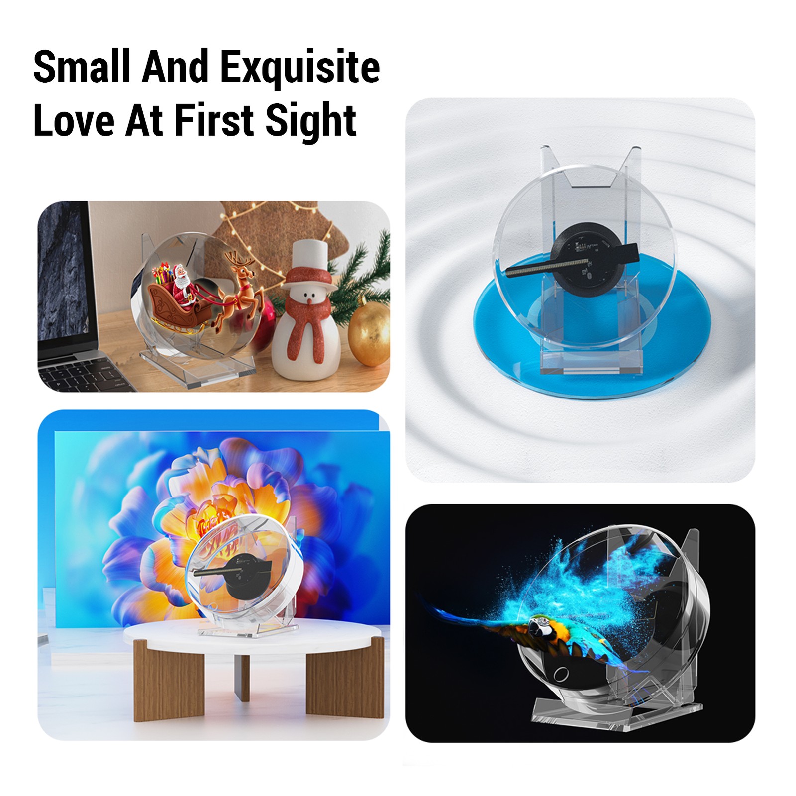 3D Hologram Fan 11cm LED Holographic Projector Advertising Machine PGCF