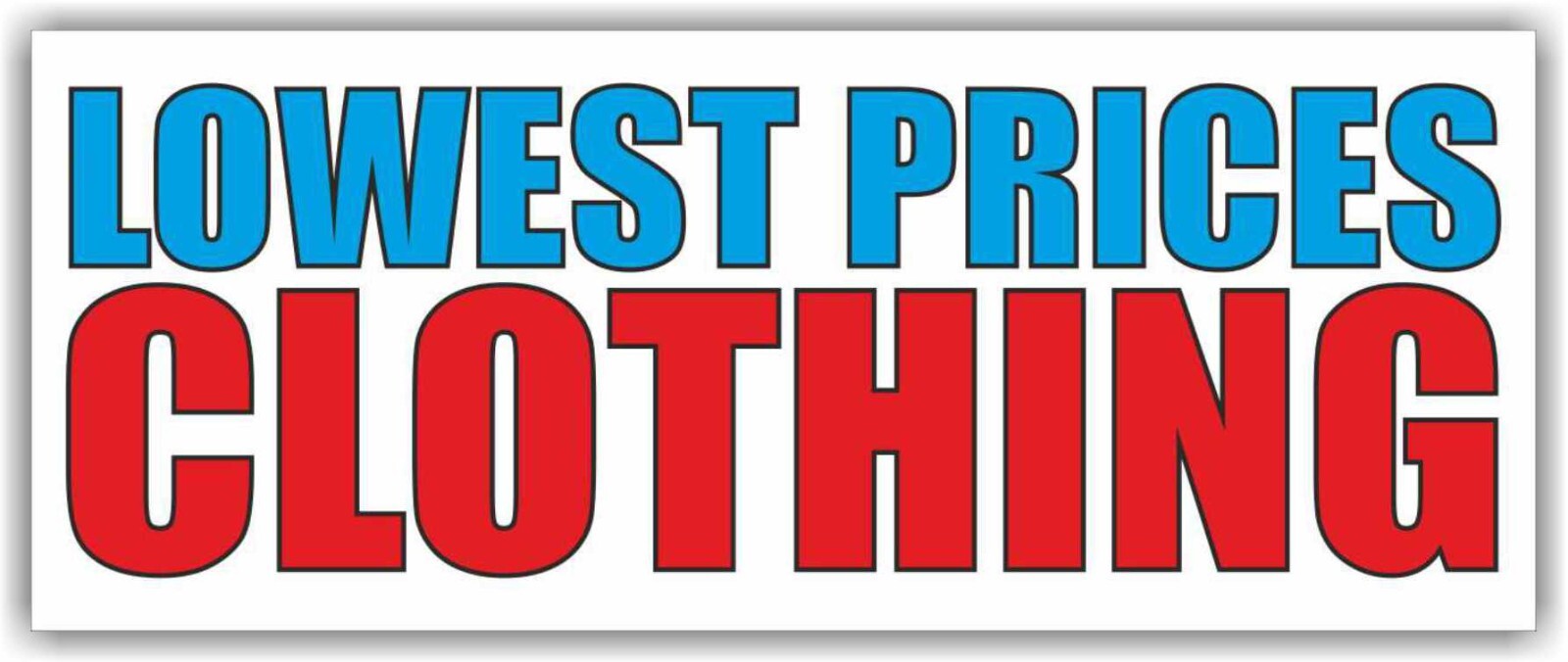 CLOTHING LOWEST PRICE Advertising Banner Vinyl Mesh Sign discount sale shop gift