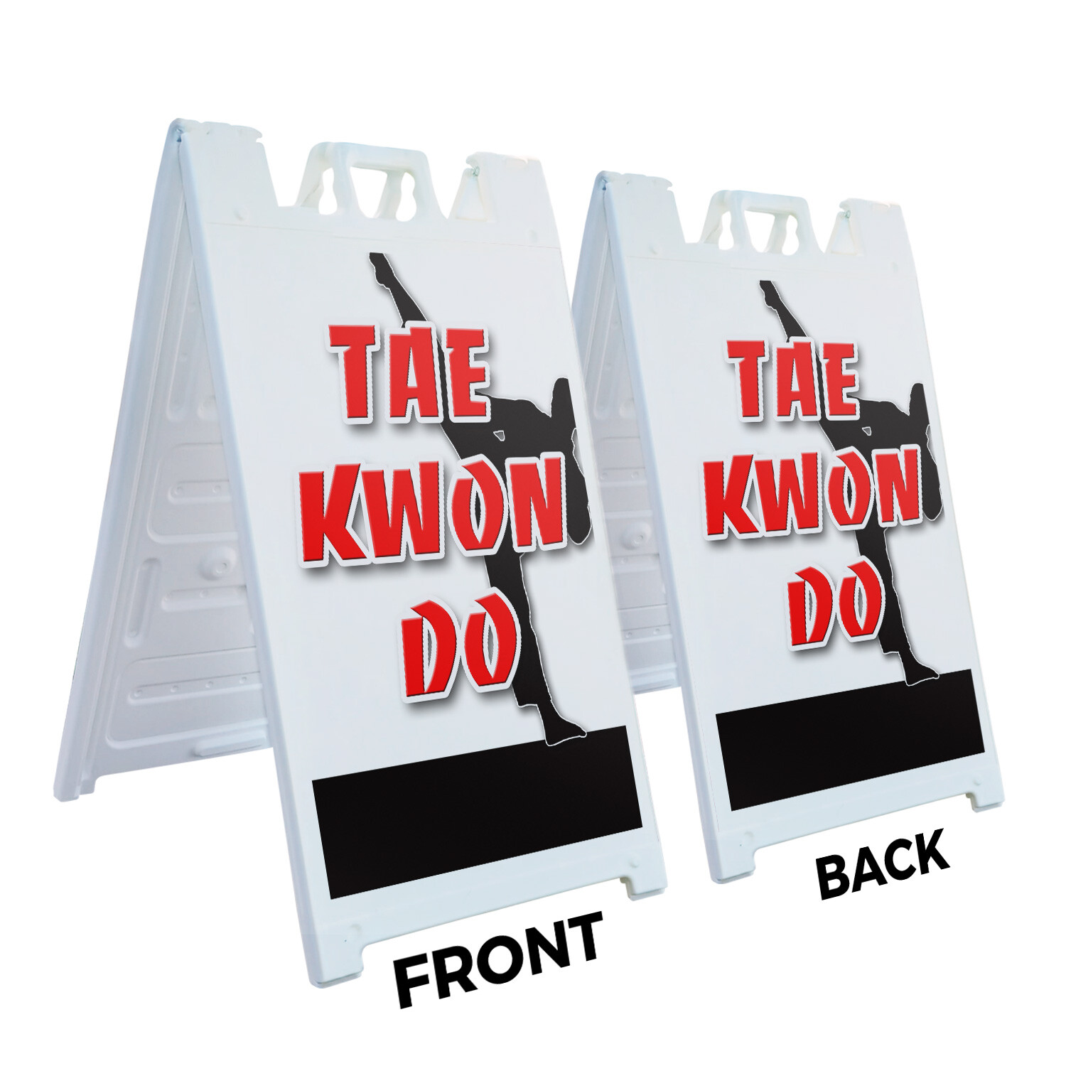 A-frame Sidewalk Tae Kwon Do 24&Prime; x 36&Prime; Double Sided A-Frame Sidewalk Sign