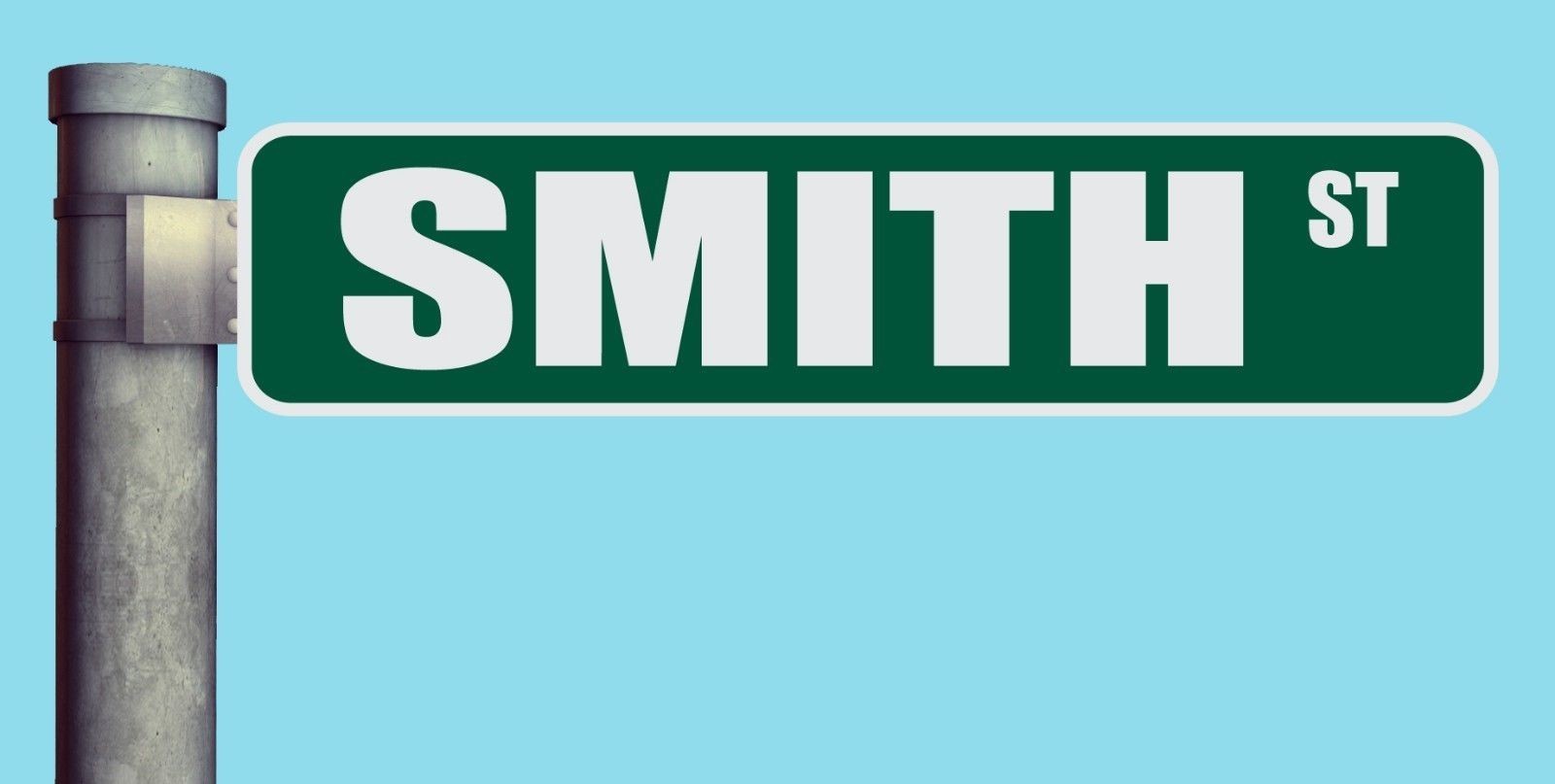 SMITH ST STREET SIGN HEAVY DUTY ALUMINUM ROAD SIGN 17&Prime; x 4&Prime;