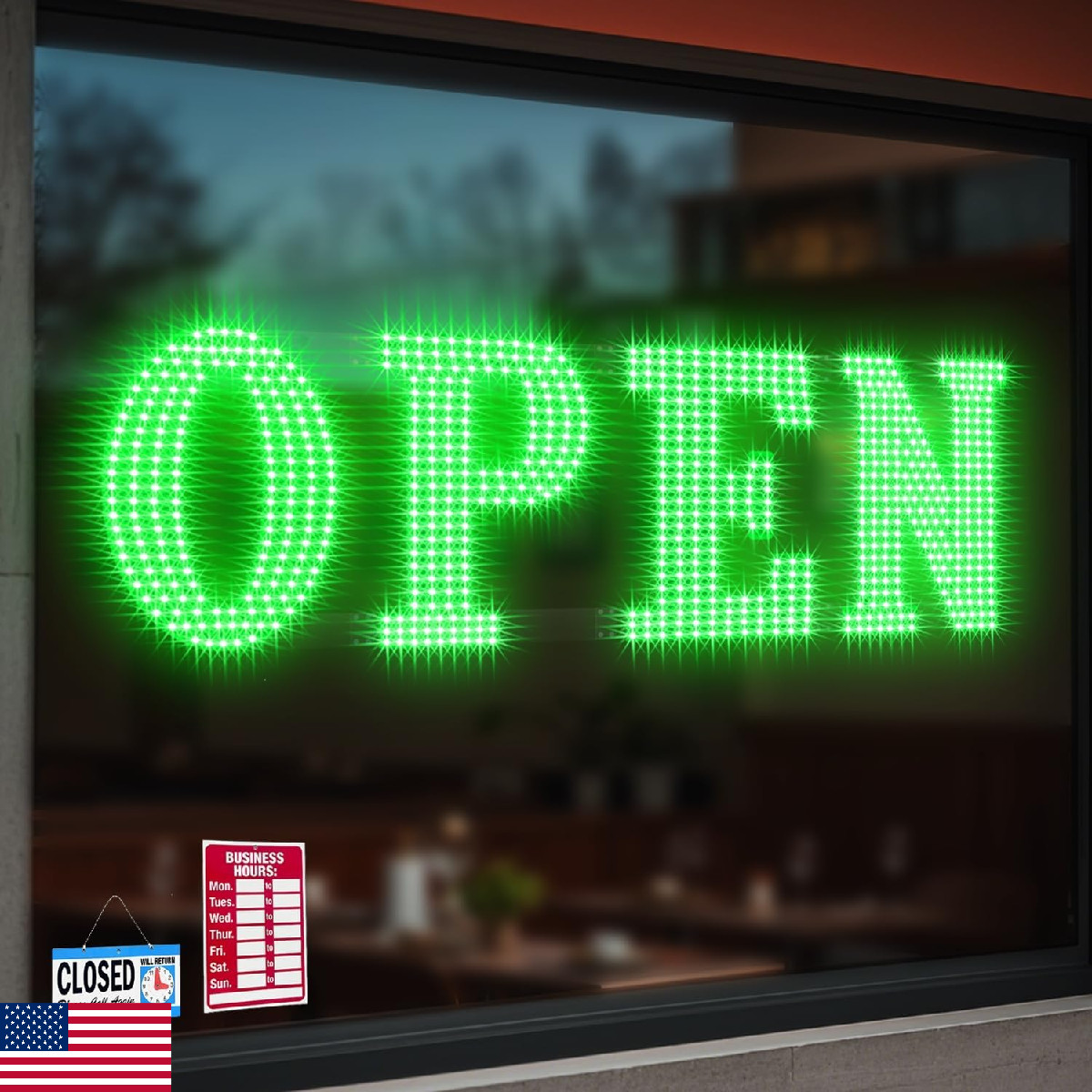 Lemonnova 30X10 Large Led Open Signs For Business Super Bright Unique Design