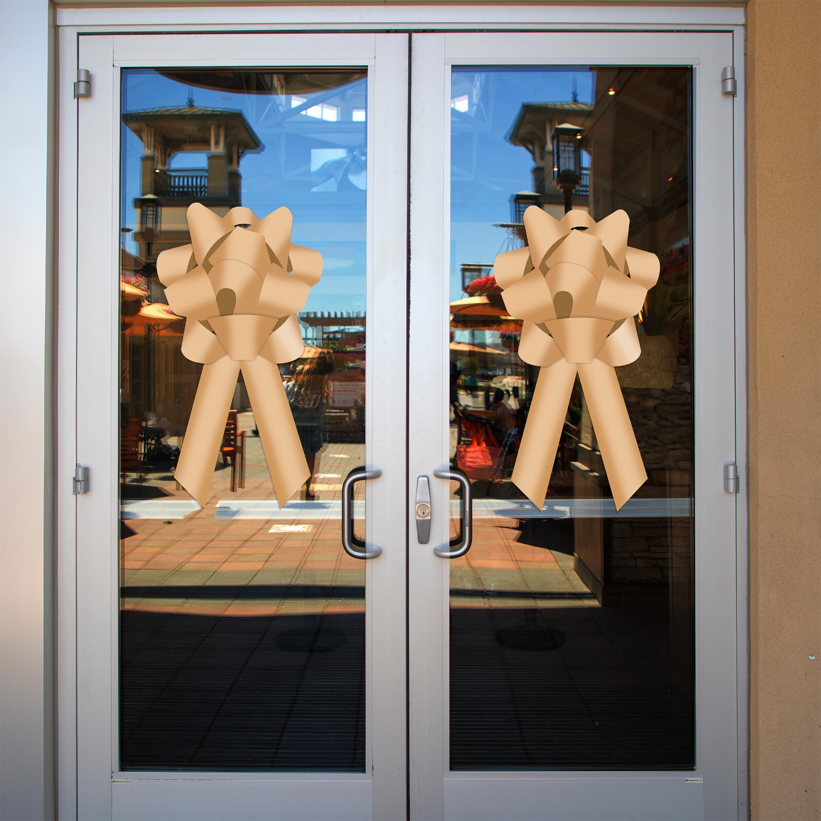 Universal 3D Bow for Showrooms, Offices, Storefronts, and Vehicles – 18&Prime; x 34&Prime;
