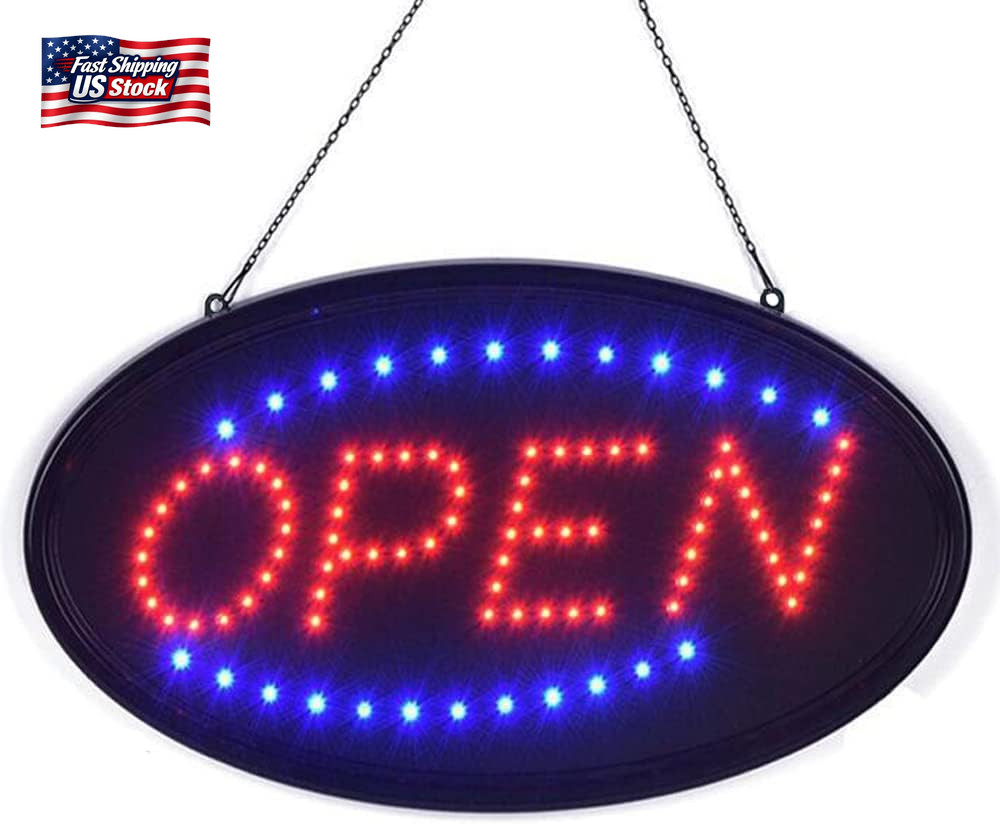 KEBE LED Open Sign, 19&Prime;X10&Prime; Bright High Visibility Advertisement Board Electric