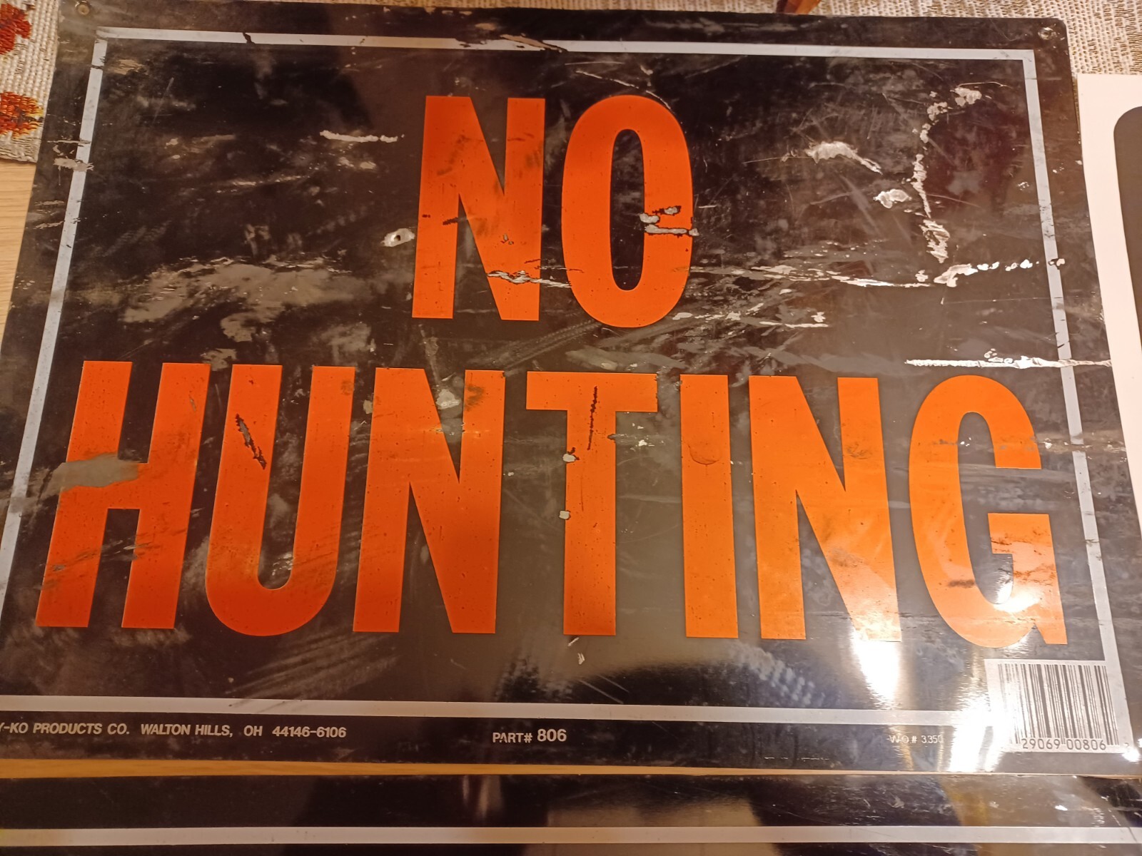 Lot of 13 HY-KO Products  »NO HUNTING/TRESPASSING Metal(10) & Plastic Signs(3)