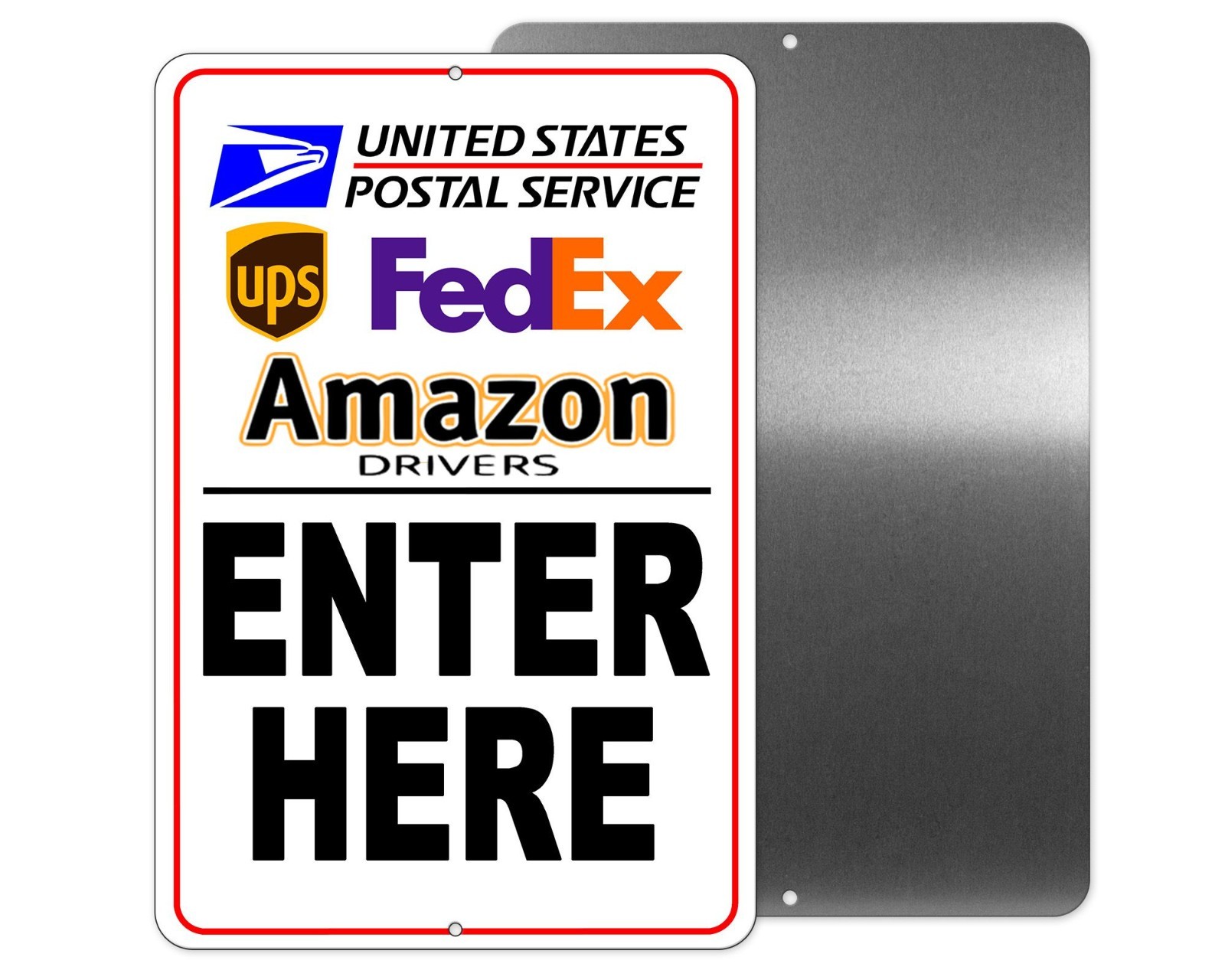 Delivery Instruction Enter Here Sign METAL package SI89