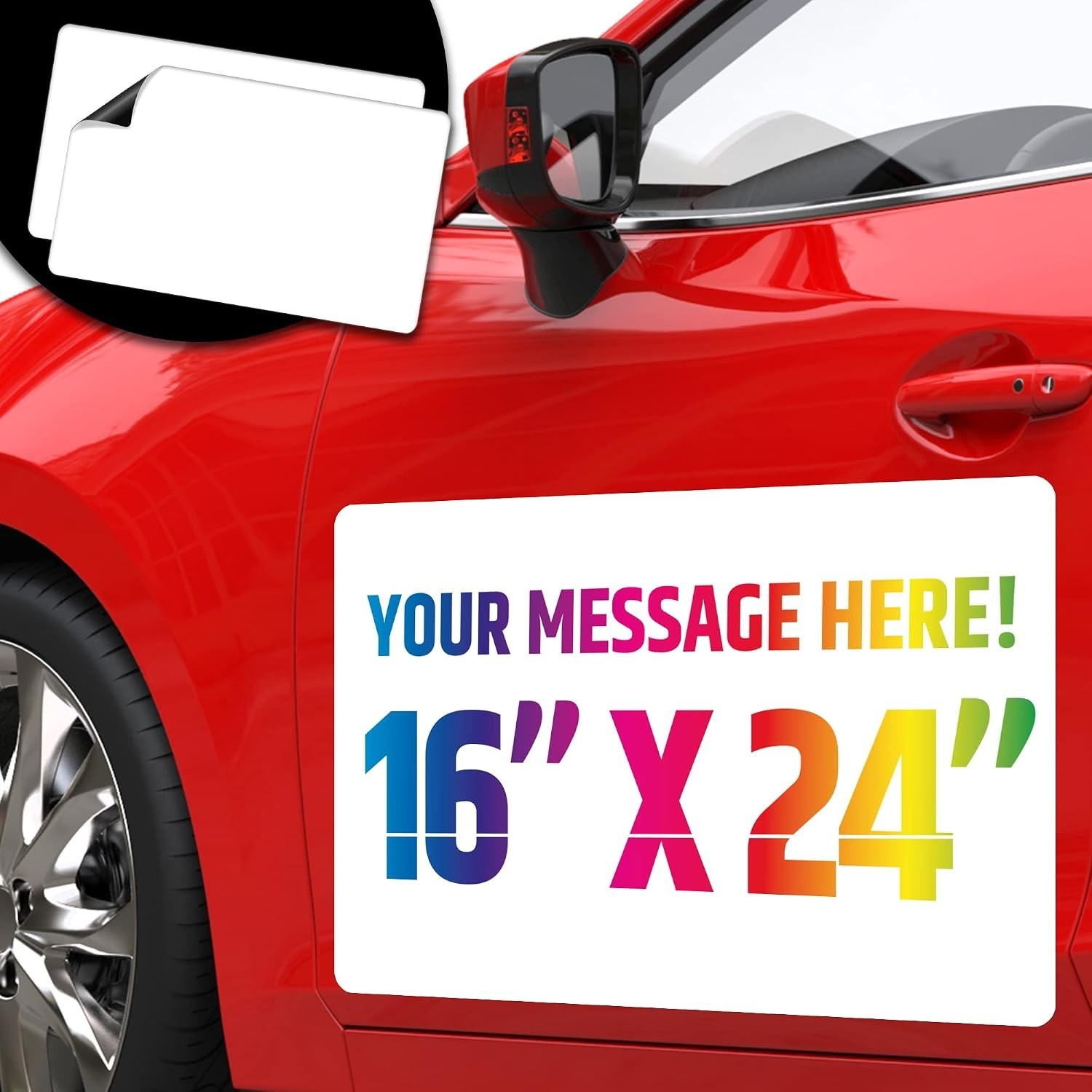 Magnetic Car Signs Blank – Will Never Fly Off Your Vehicle/Truck Door Upgrade…