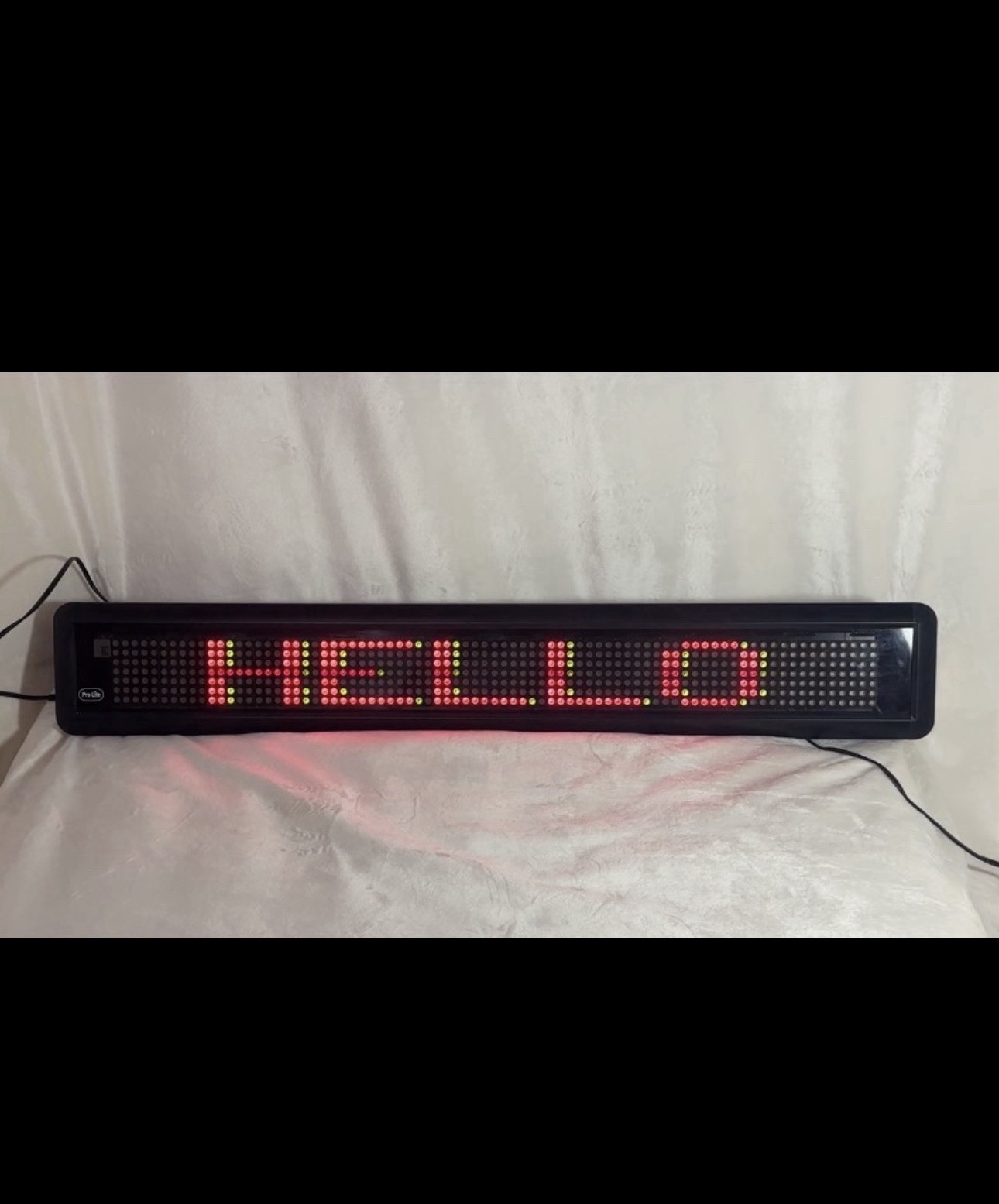 Pro-Lite LED Display Moving Sign Scrolling Text PL-M2014R Tested Works Good