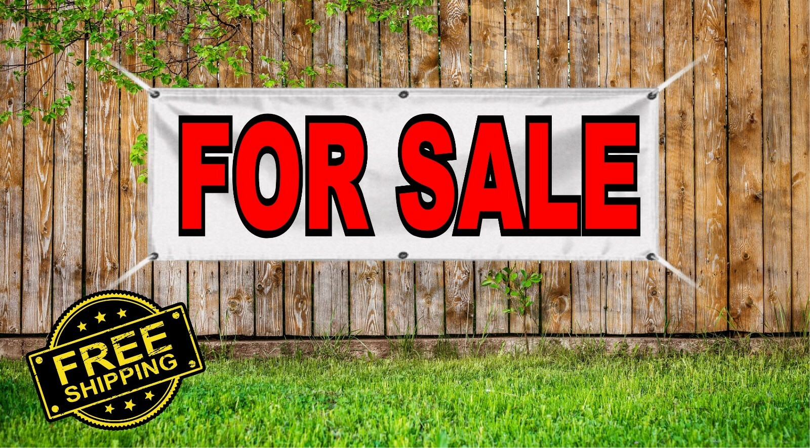 FOR SALE – Advertising Vinyl Banner Flag Sign printed in the USA