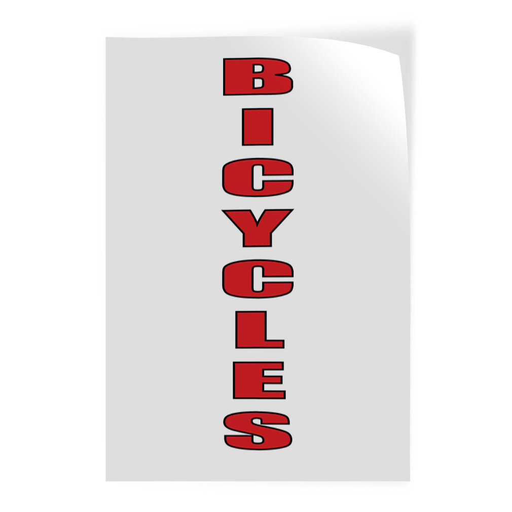 Door Decals Vertical Vinyl Stickers Multiple Sizes Industrial Vinyl