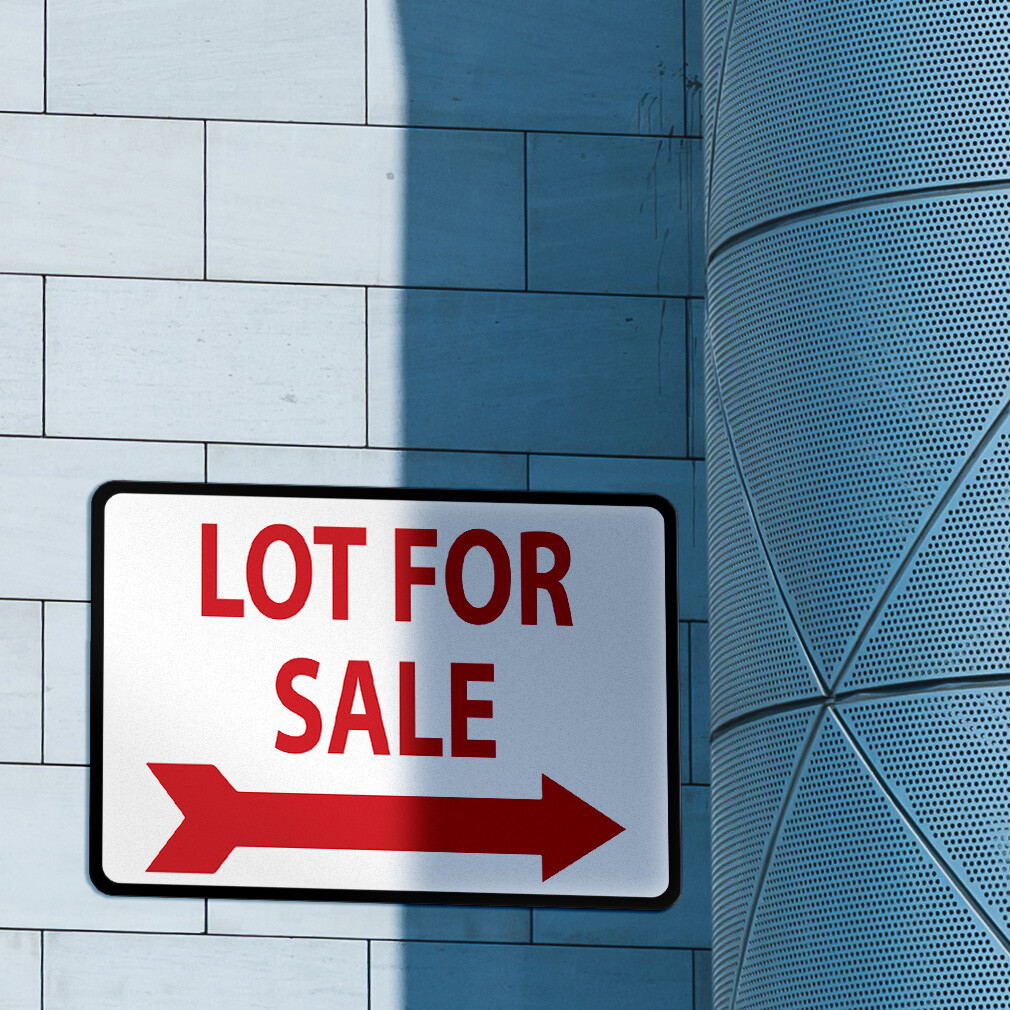 Horizontal Metal Sign Lot for Sale to The Right Weatherproof Street Signage