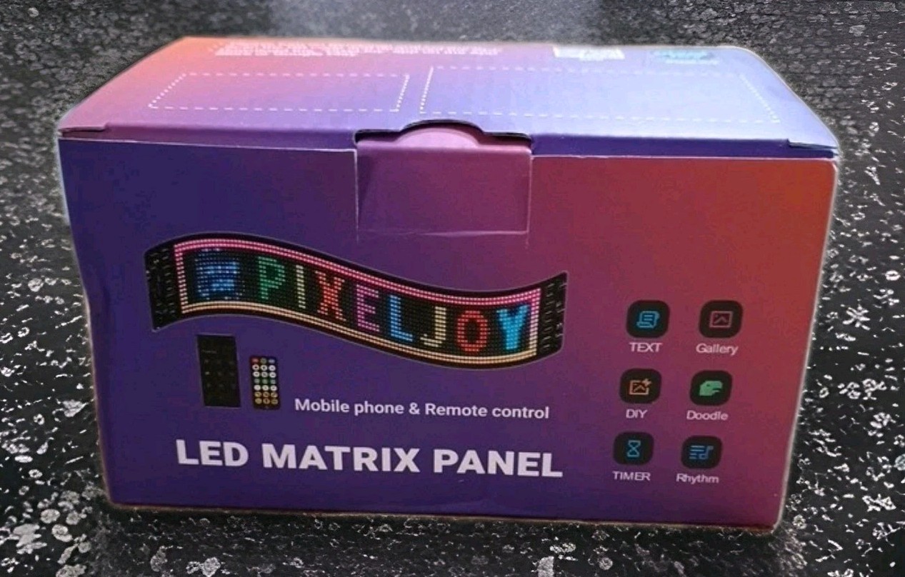 PixelJoy 16×96 (4.7×23.4 Inches)LED Flexible Panel USB Smart Control Multicolor
