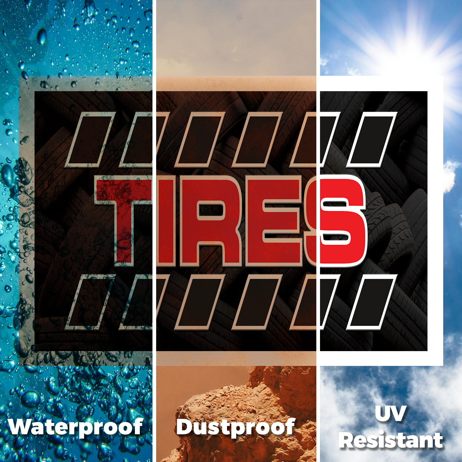 Tire Sale Yard Sign Auto Promotions, Affordable Pricing, Reliable Service