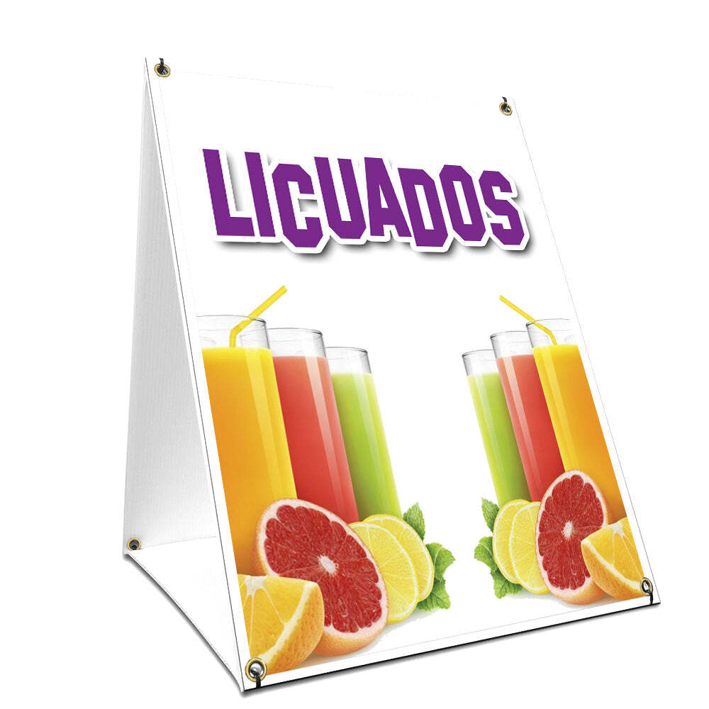 Licuados Yard Sign & Stake outdoor plastic coroplast window