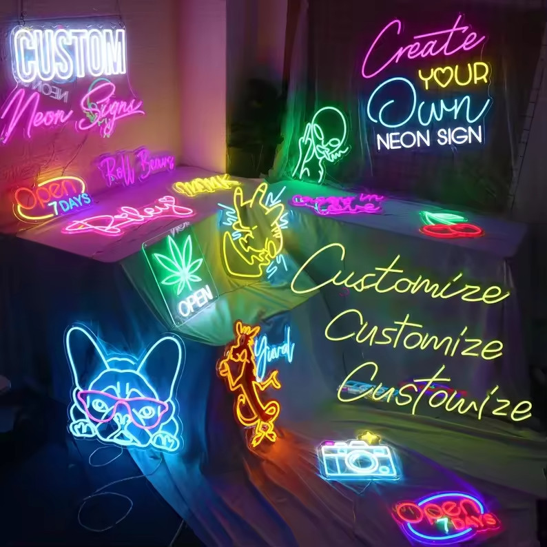 LWA Better together 32 x 12 in. neon LED sign for party decoration hanging