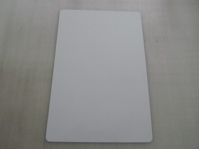 18&Prime;x12&Prime; White with Black Outline Aluminum Metal Sign Blank