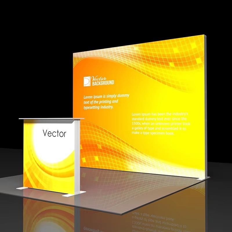 SEG Light Boxes Led Backlight Trade Show Display Booth Stand with Custom Print