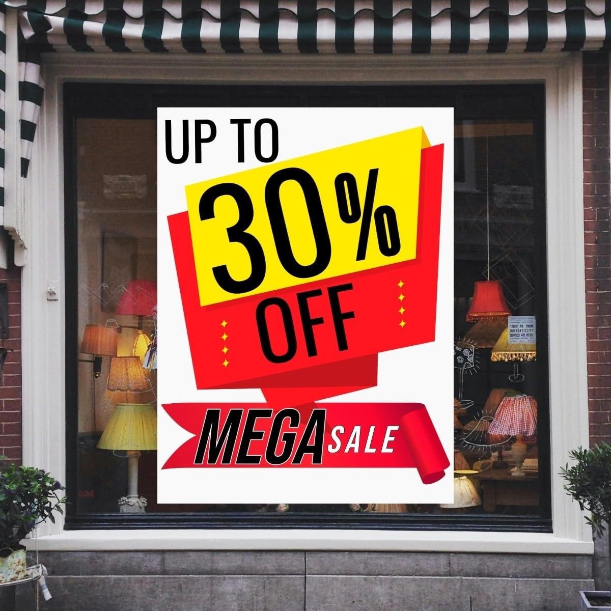 Up To 30% OFF Mega Sale| Full Color Vertical Vinyl Display Banner with Grommets