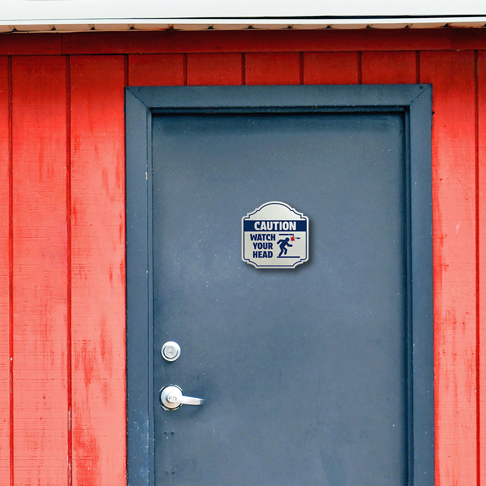 Heritage Plus Caution Watch Your Head Wall or Door Sign | Workplace Health