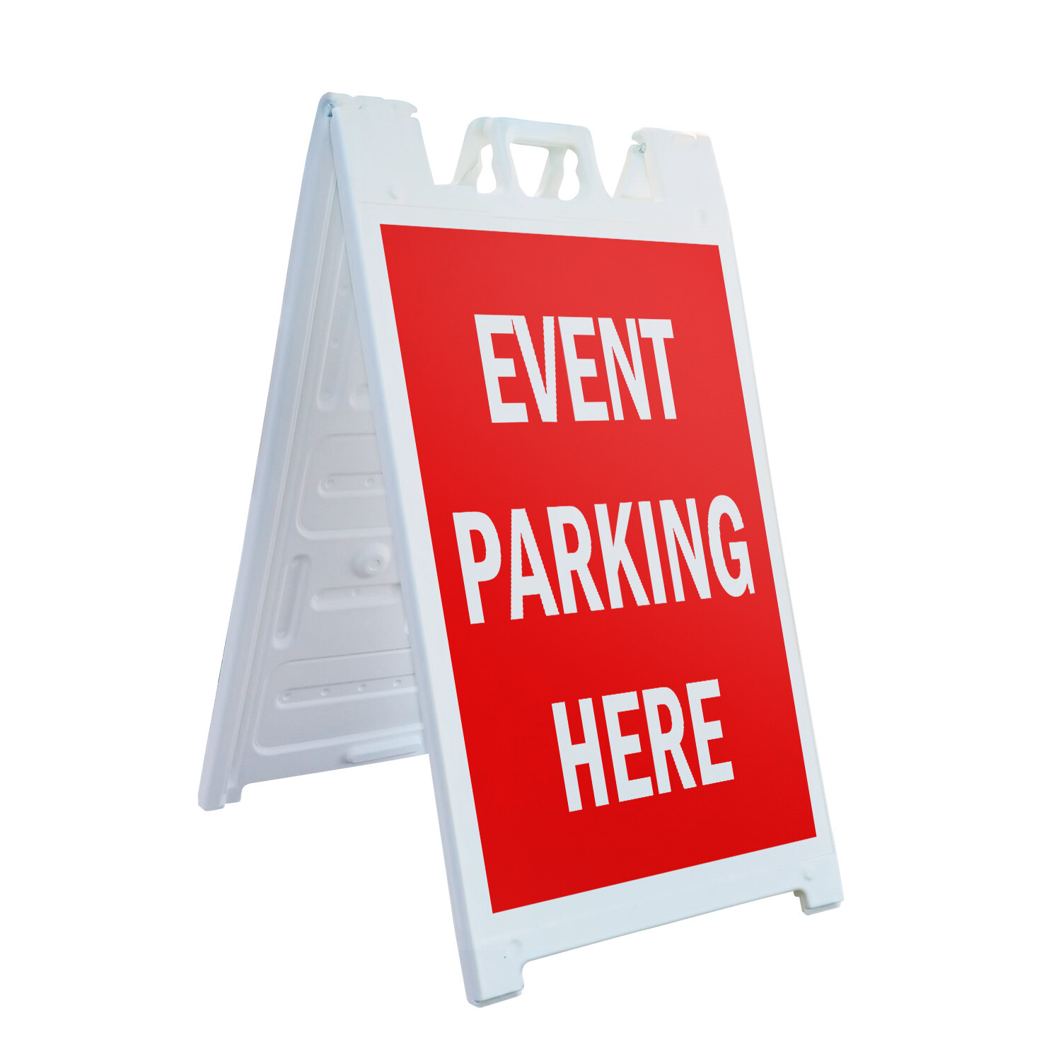 A-frame Sidewalk Event Parking Here 24&Prime; x 36&Prime; Double Sided A-Frame Sidewalk Sign