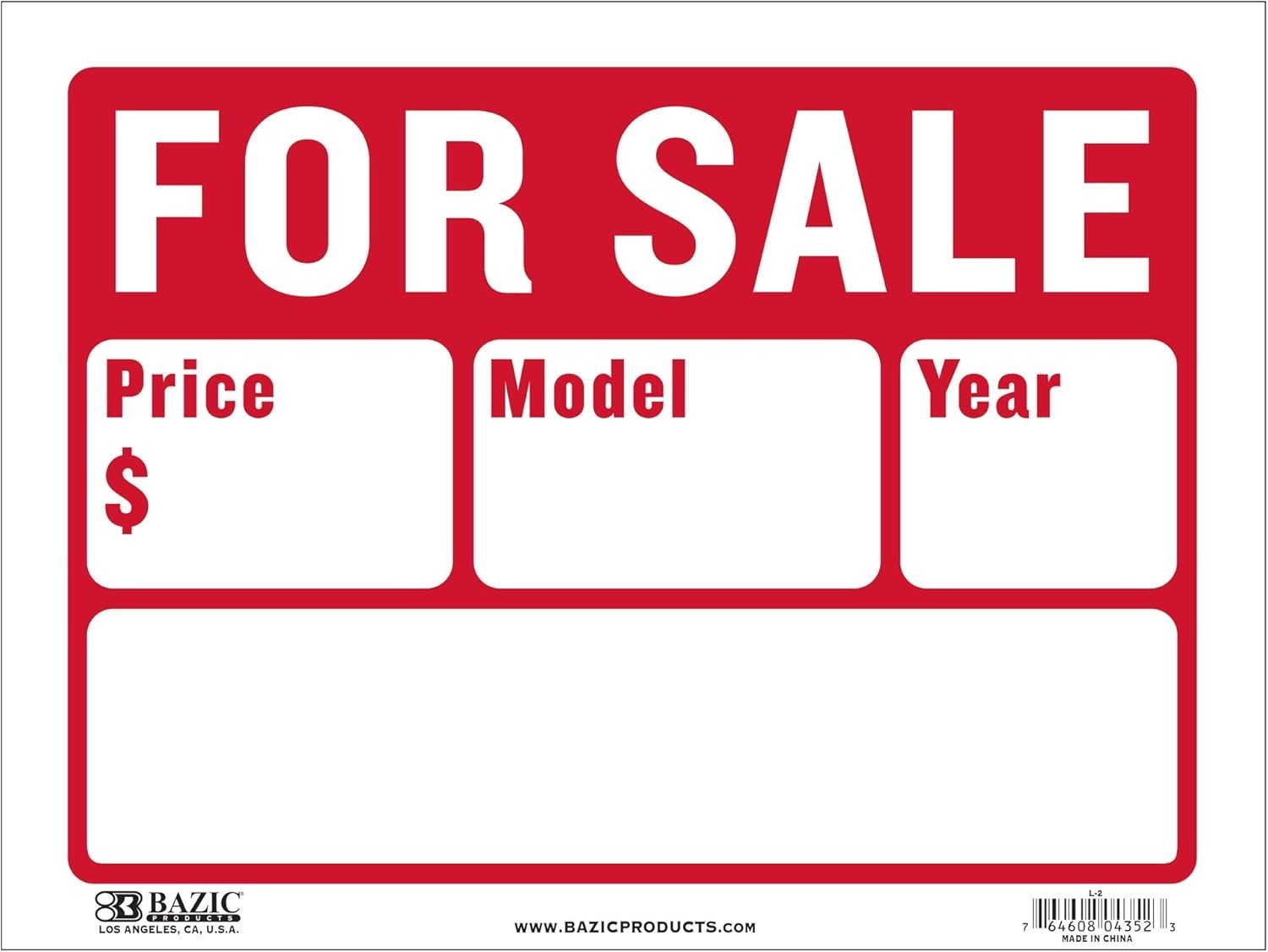 Promotional 12&Prime;X16&Prime; &lsquo;Sold&rsquo; Signs – 24 High Impact Red Signs for Marketing Needs