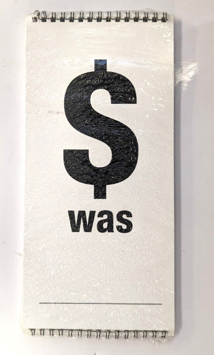 52 Retail Pricing Flip Board Numbers 11.5&Prime; x 5.5&Prime; & 11.5 x 3