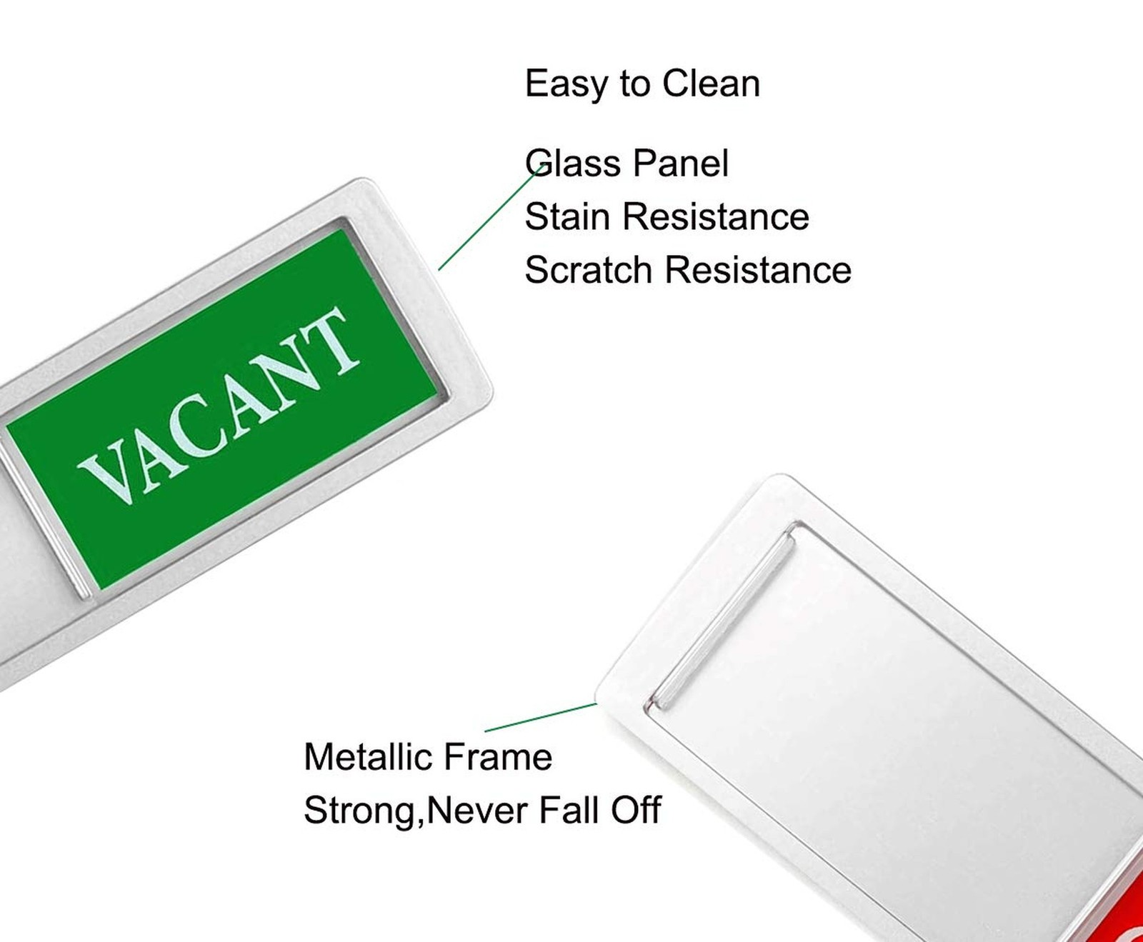 Privacy Sign, Premium Vacant Occupied Sign for Home Office Restroom Conferenc…