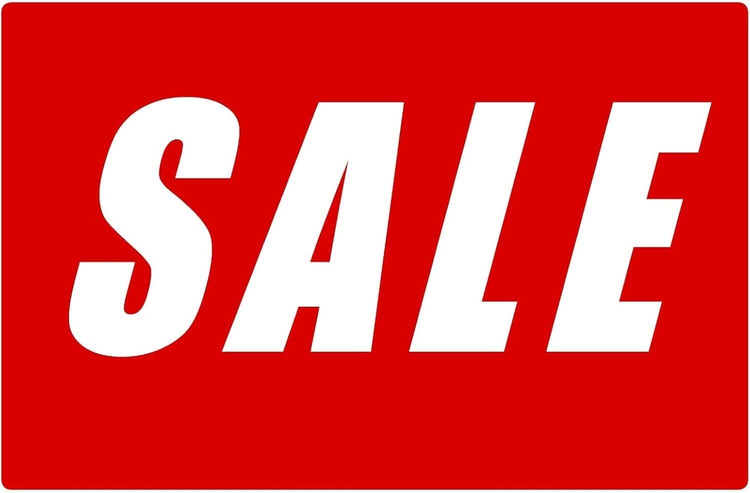 Sale Business Retail Counter Informational Sign | Plastic | 12&Prime;w x 8&Prime;h
