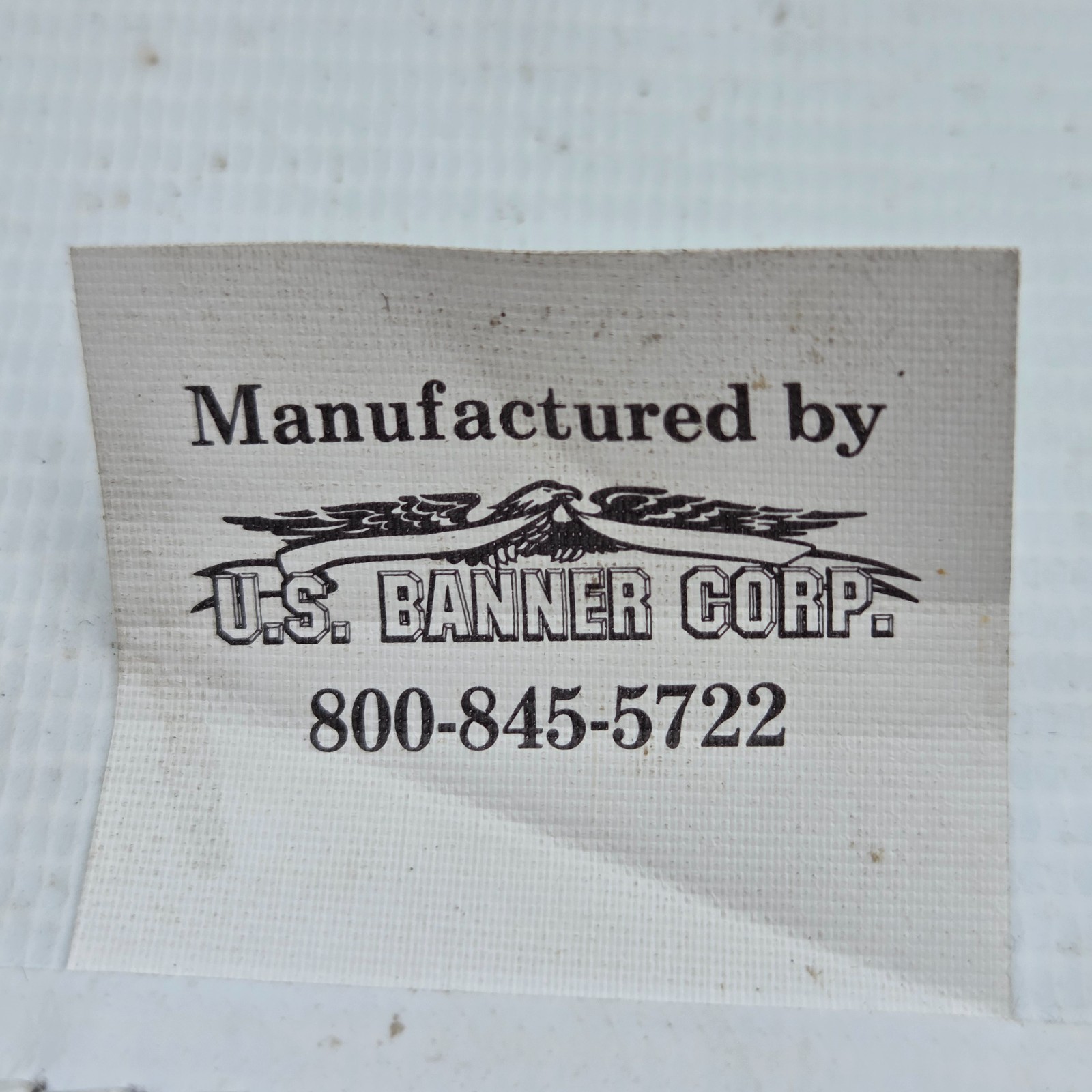 32 x 72 inch Blank White Vinyl Banner With Grommets and D Rings Heavy Duty USA