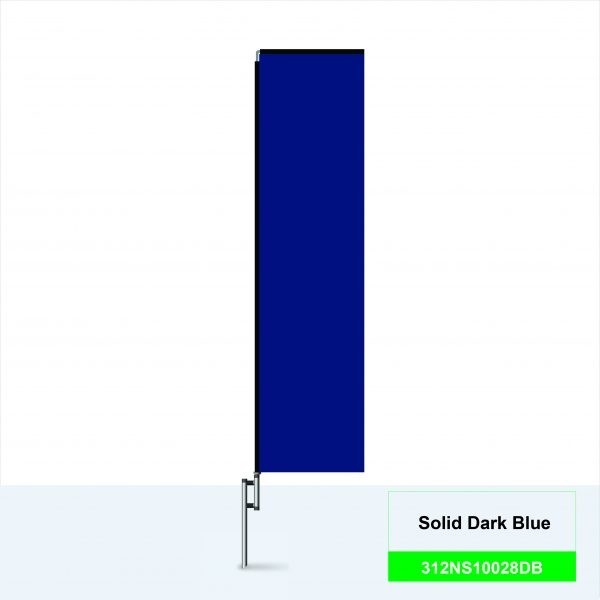 12ft Solid Color Boomer Rectangle Banner Flag Business Advertisement Sale Event