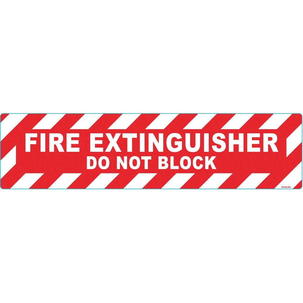 STRANCO INC FS-624-901 Anti-Slip Floor Sign,6 in x 24 in,Vinyl 484P44